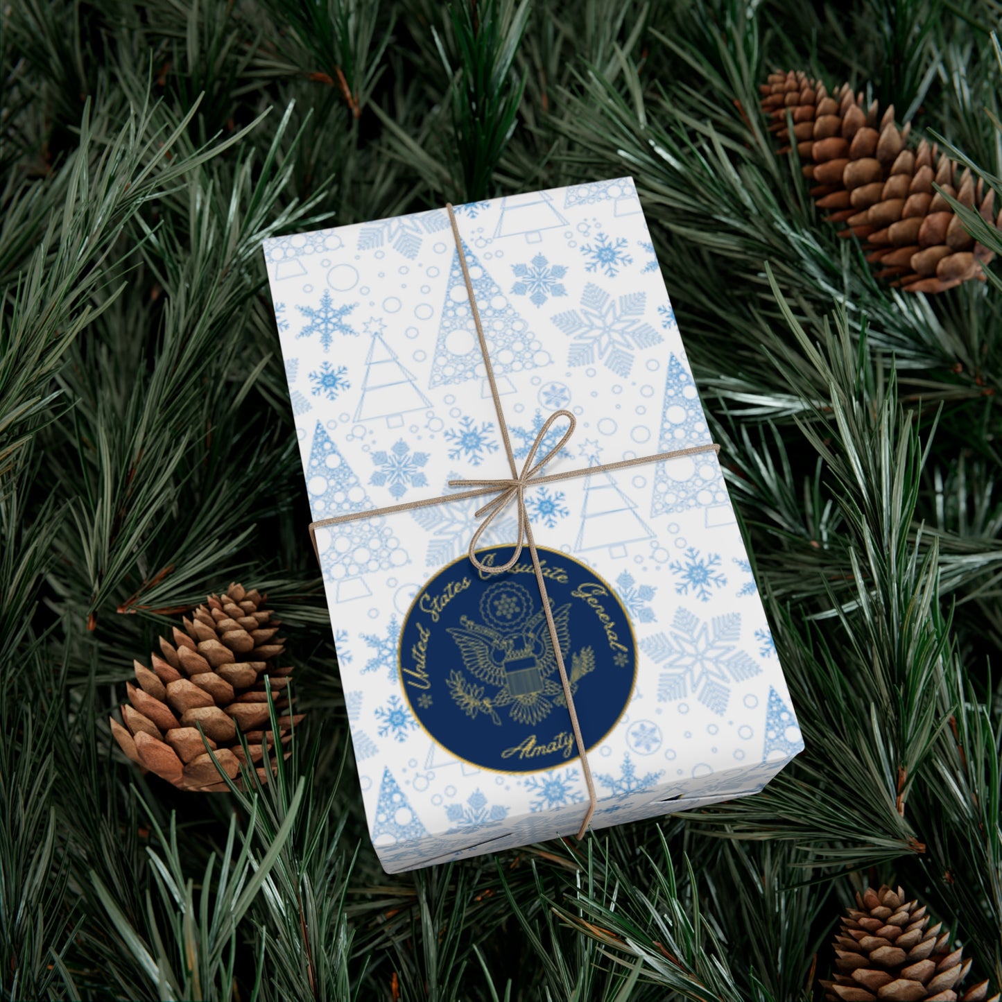 Holiday Gift Wrapping Paper: Almaty