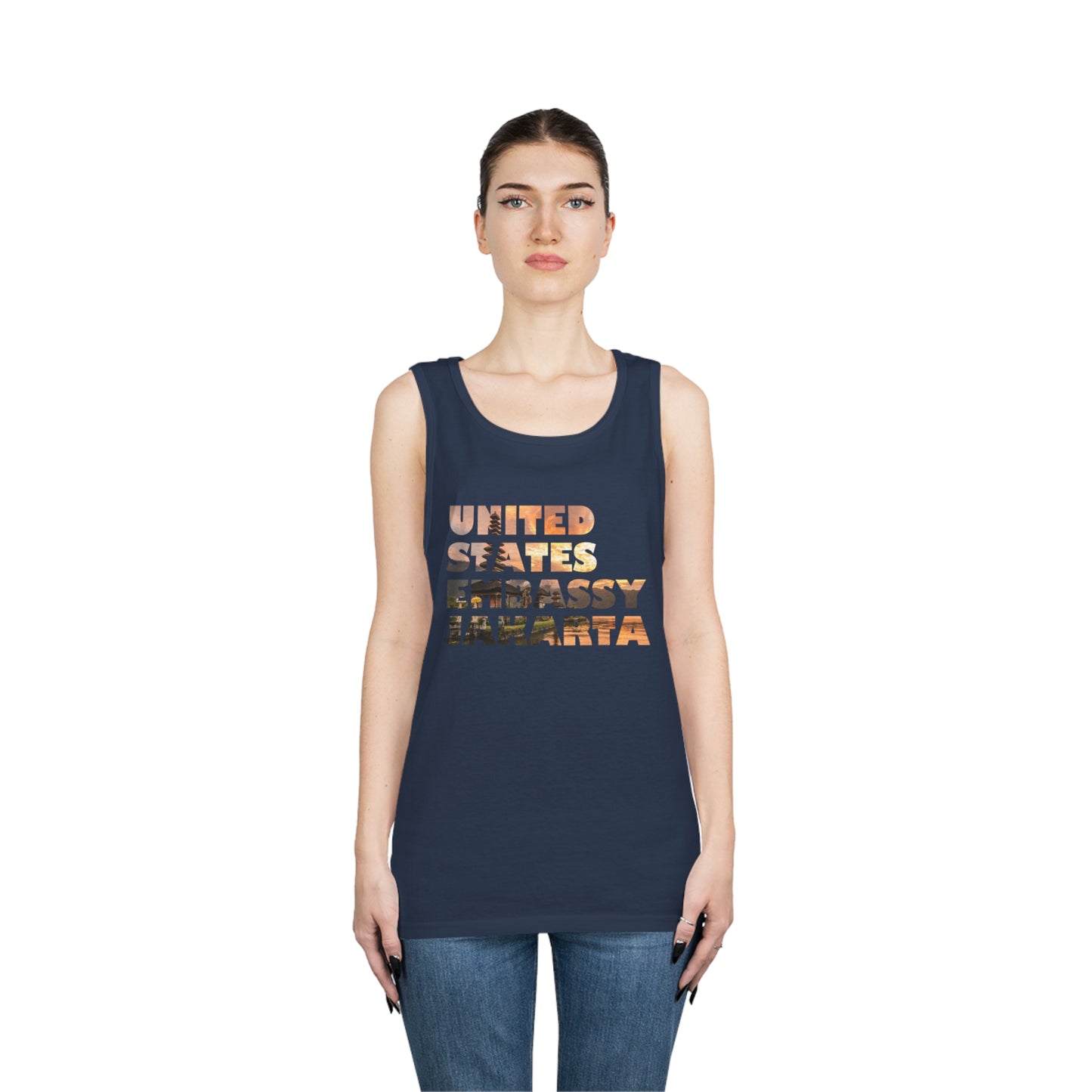 Read the Lines Tank Top: Jakarta