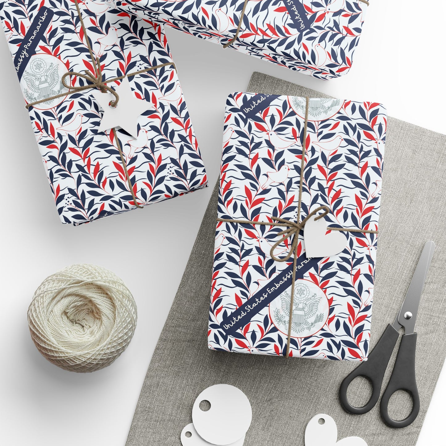 Finding Peace Wrapping Paper: Paramaribo