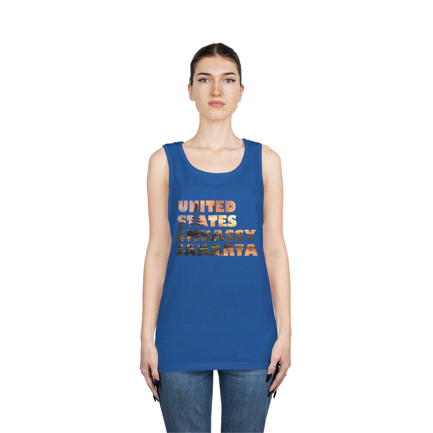 Read the Lines Tank Top: Jakarta
