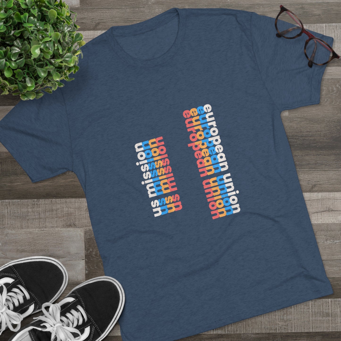 Retro Verso T-Shirt: European Union