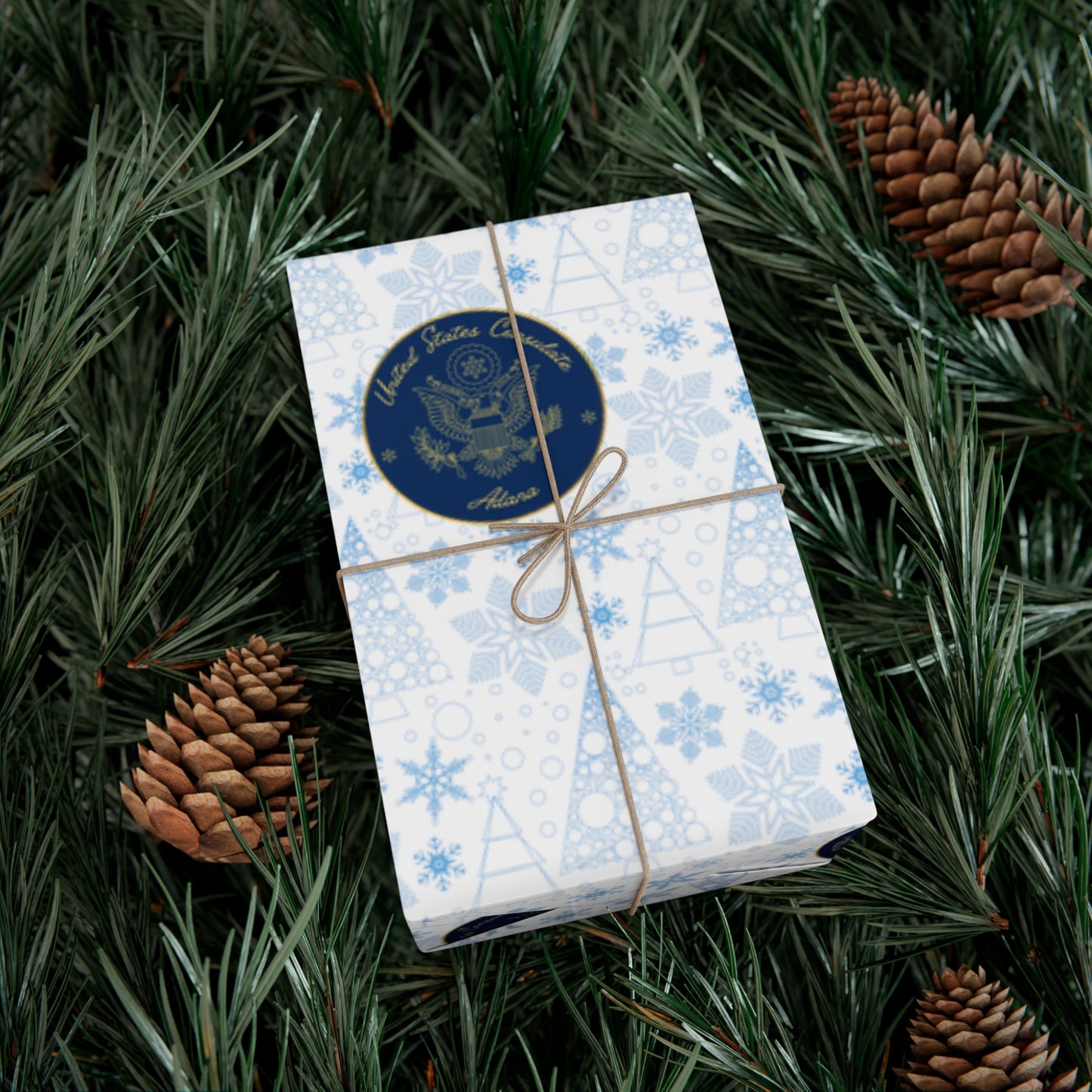 Holiday Gift Wrapping Paper: Adana