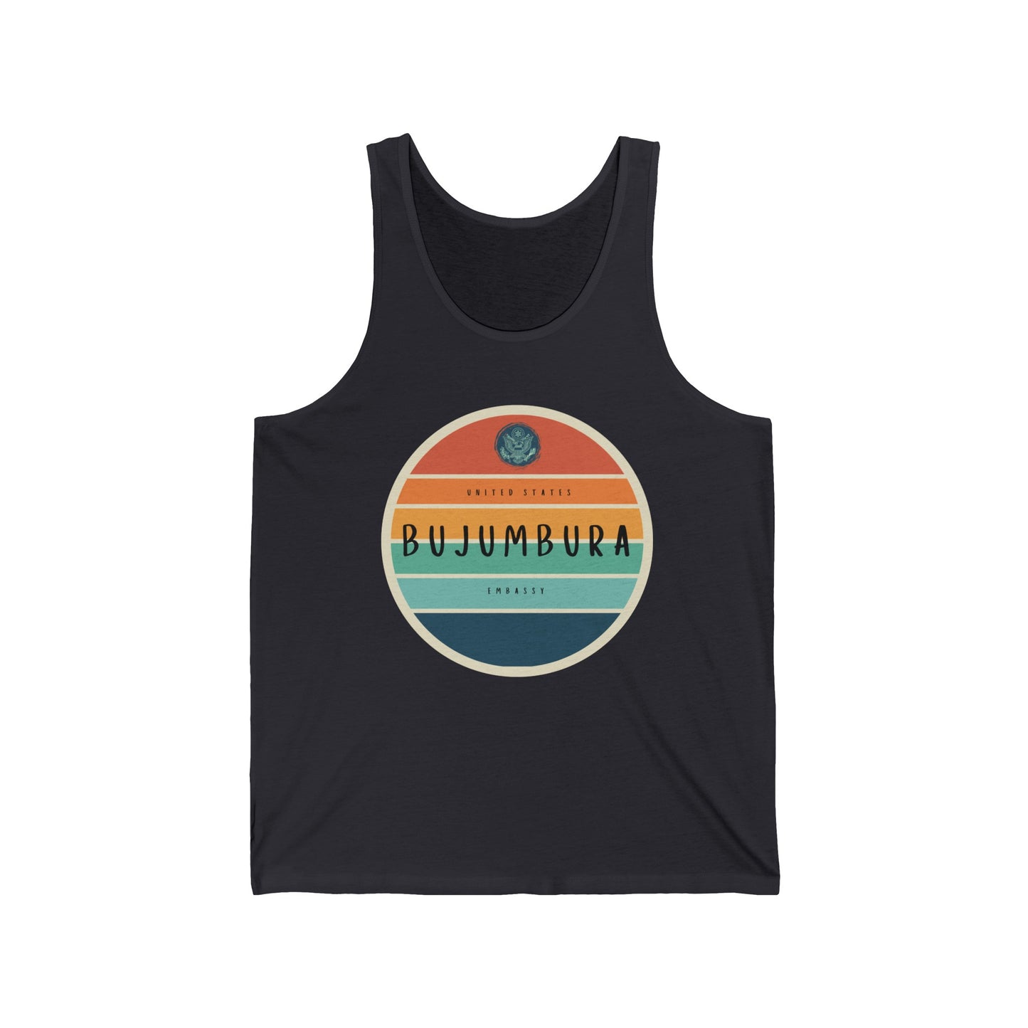 Setting Sun Tank Top: Bujumbura