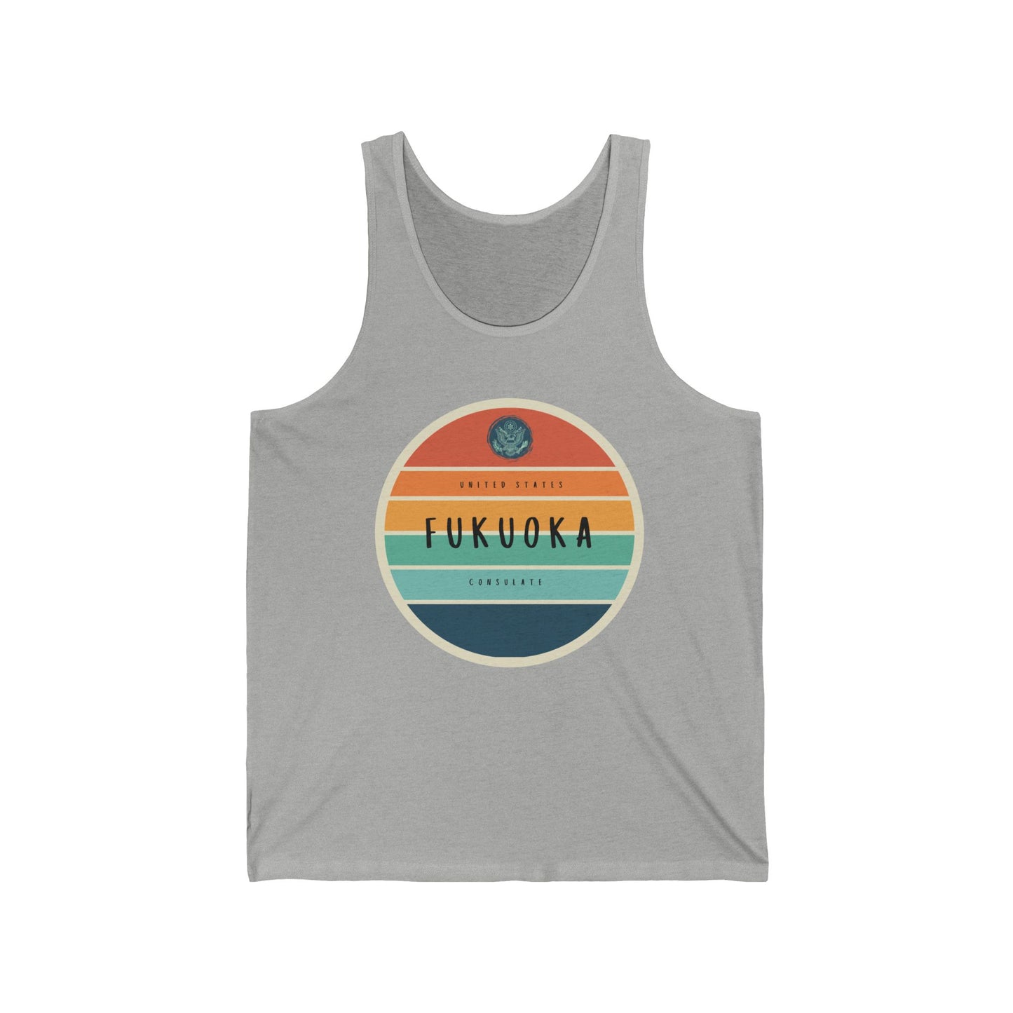 Setting Sun Tank Top: Fukuoka