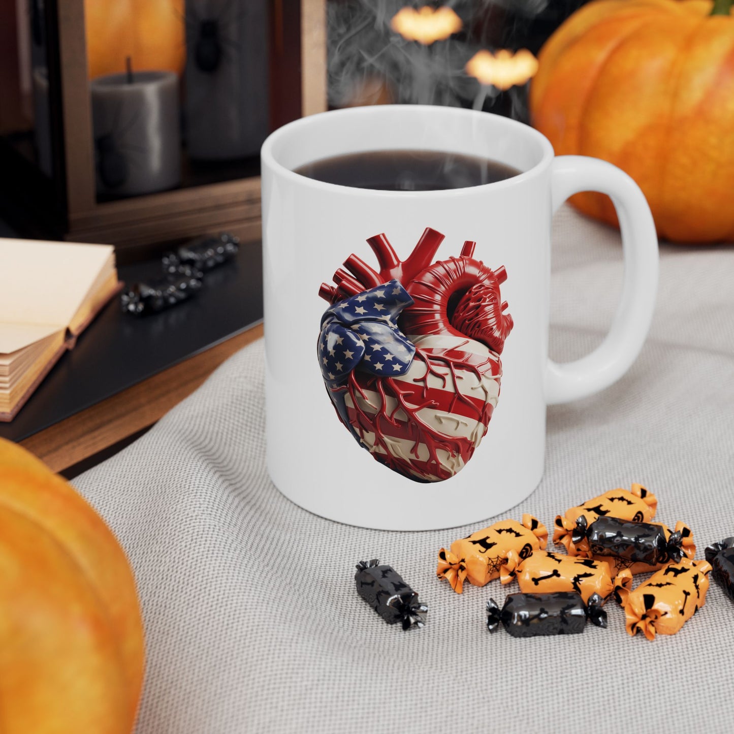 Heart of a Patriot Mug: Global