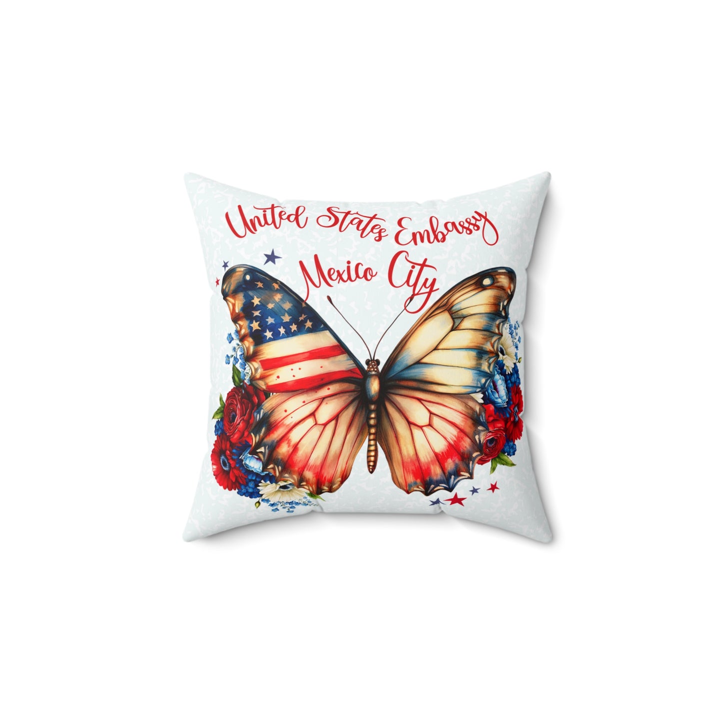 Butterfly Pillow: Mexico City