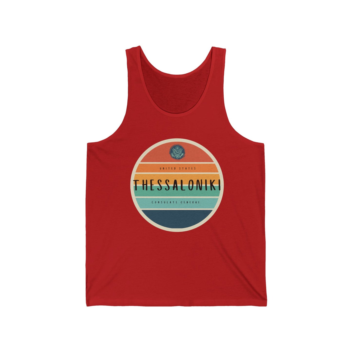 Setting Sun Tank Top: Thessaloniki