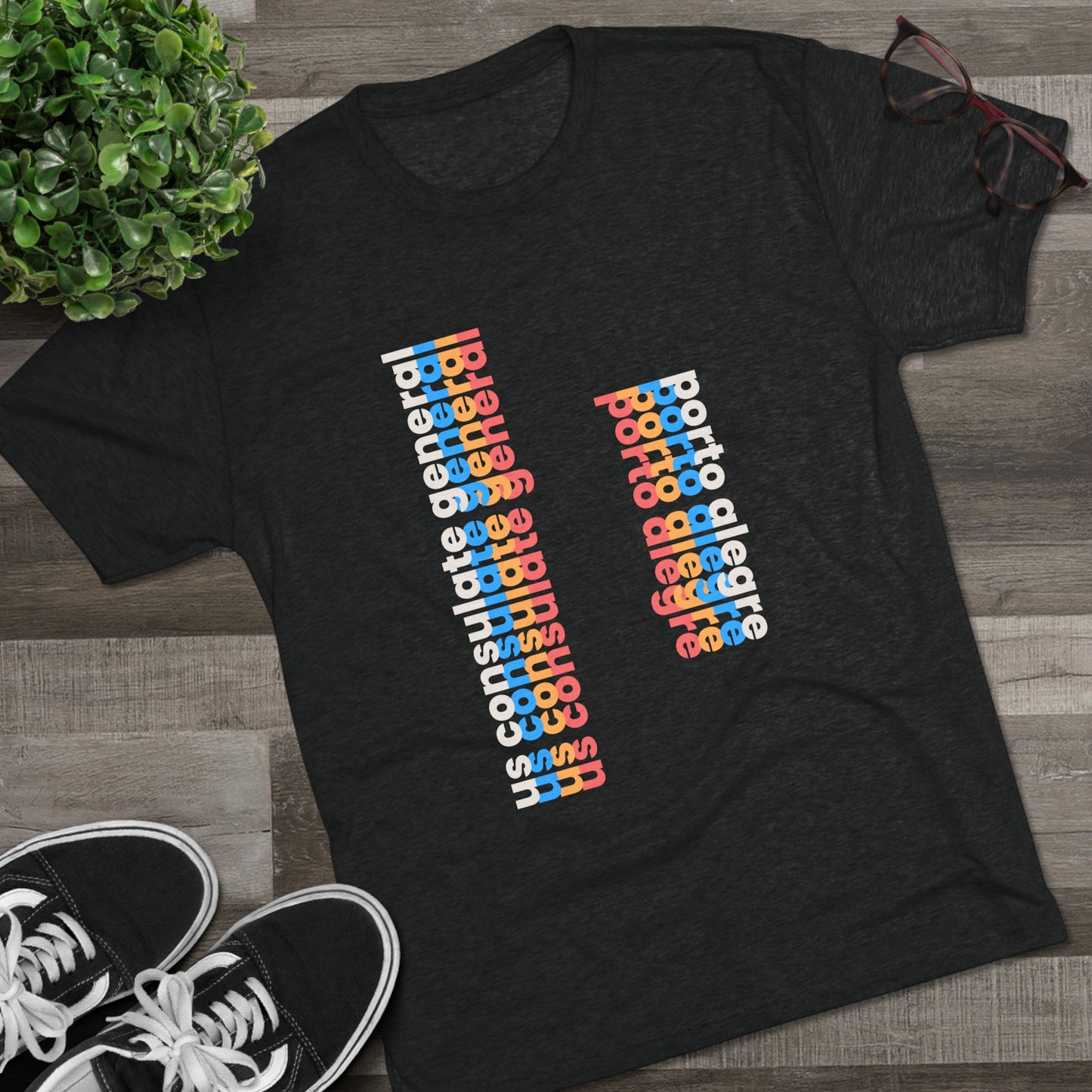 Retro Verso T-Shirt:  Porto Alegre