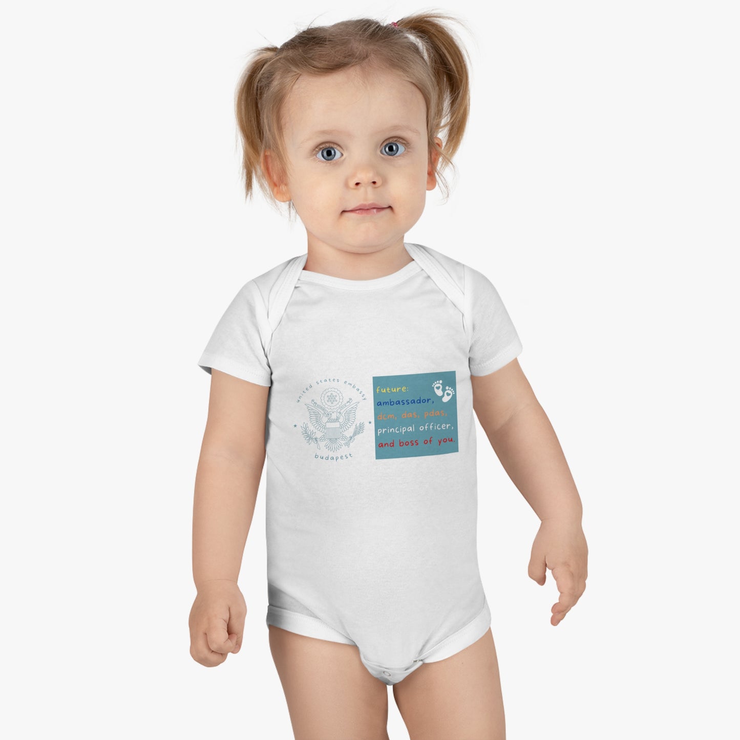 Hungary Onesie® Organic Baby Bodysuit