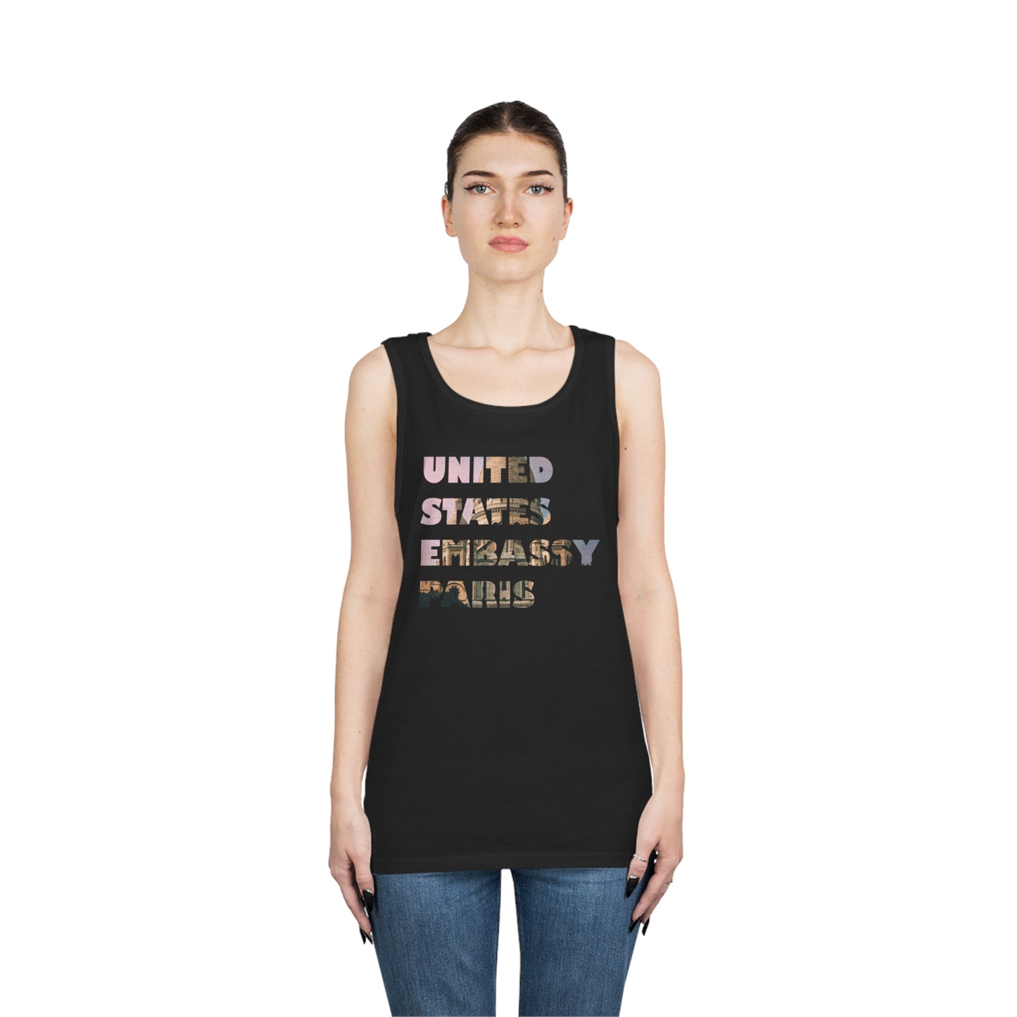 Read the Lines Tank Top: Paris