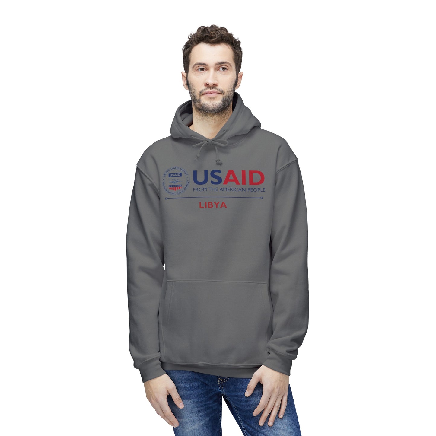 Made in the USA Hoodie, USAID: Libya
