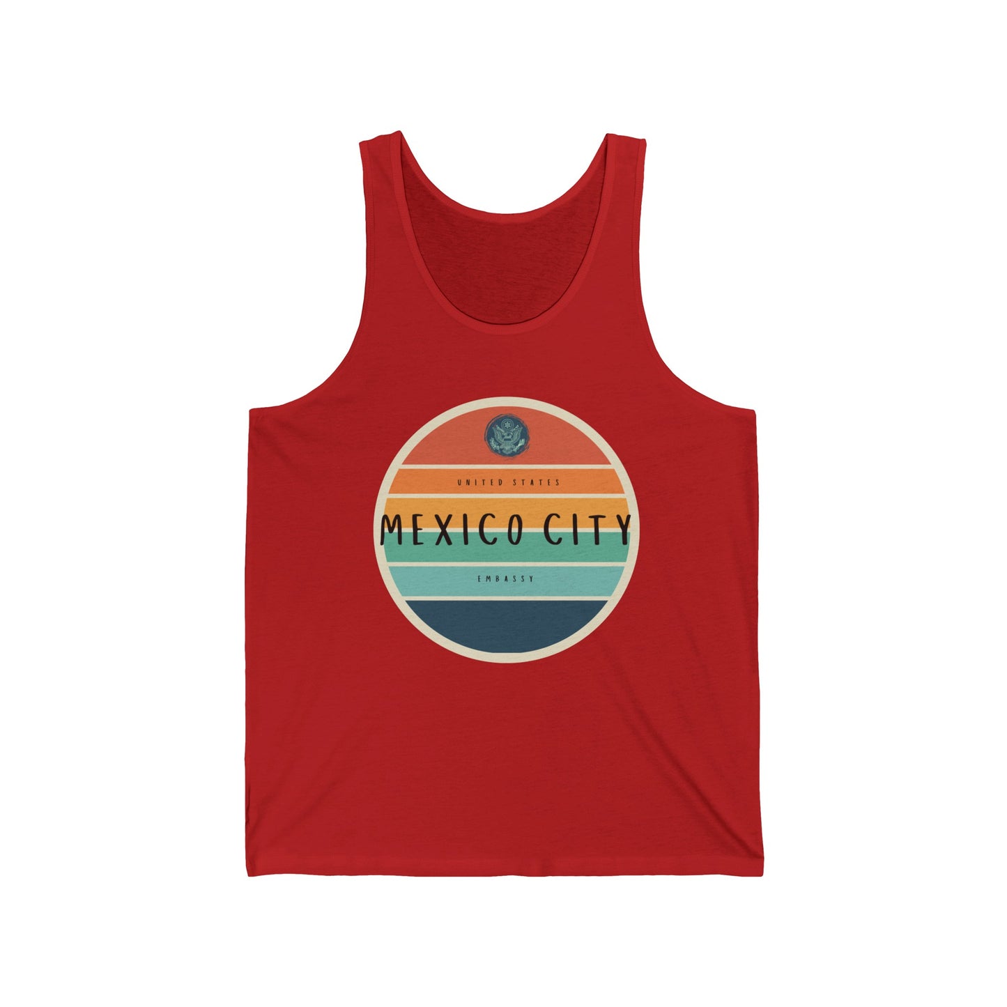 Setting Sun Tank Top: Mexico City