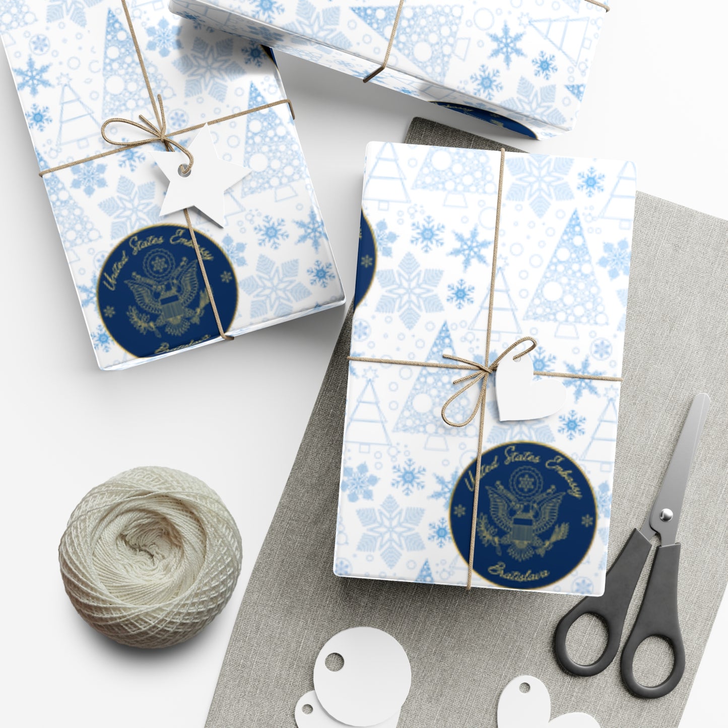 Holiday Gift Wrapping Paper: Bratislava