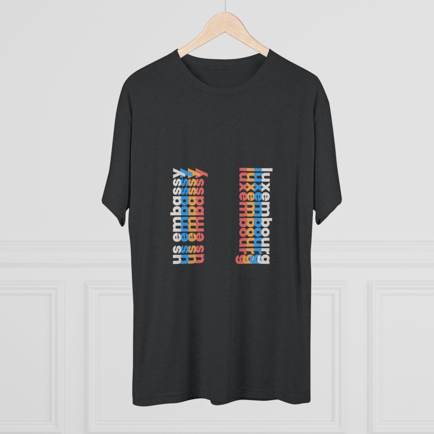 Retro Verso T-Shirt: Luxembourg