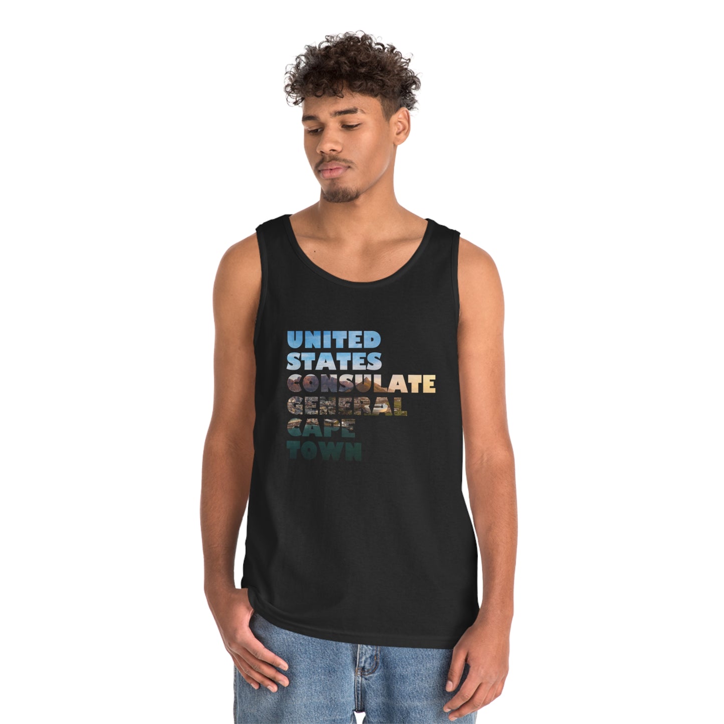 Read the Lines Tank Top: Cape Town