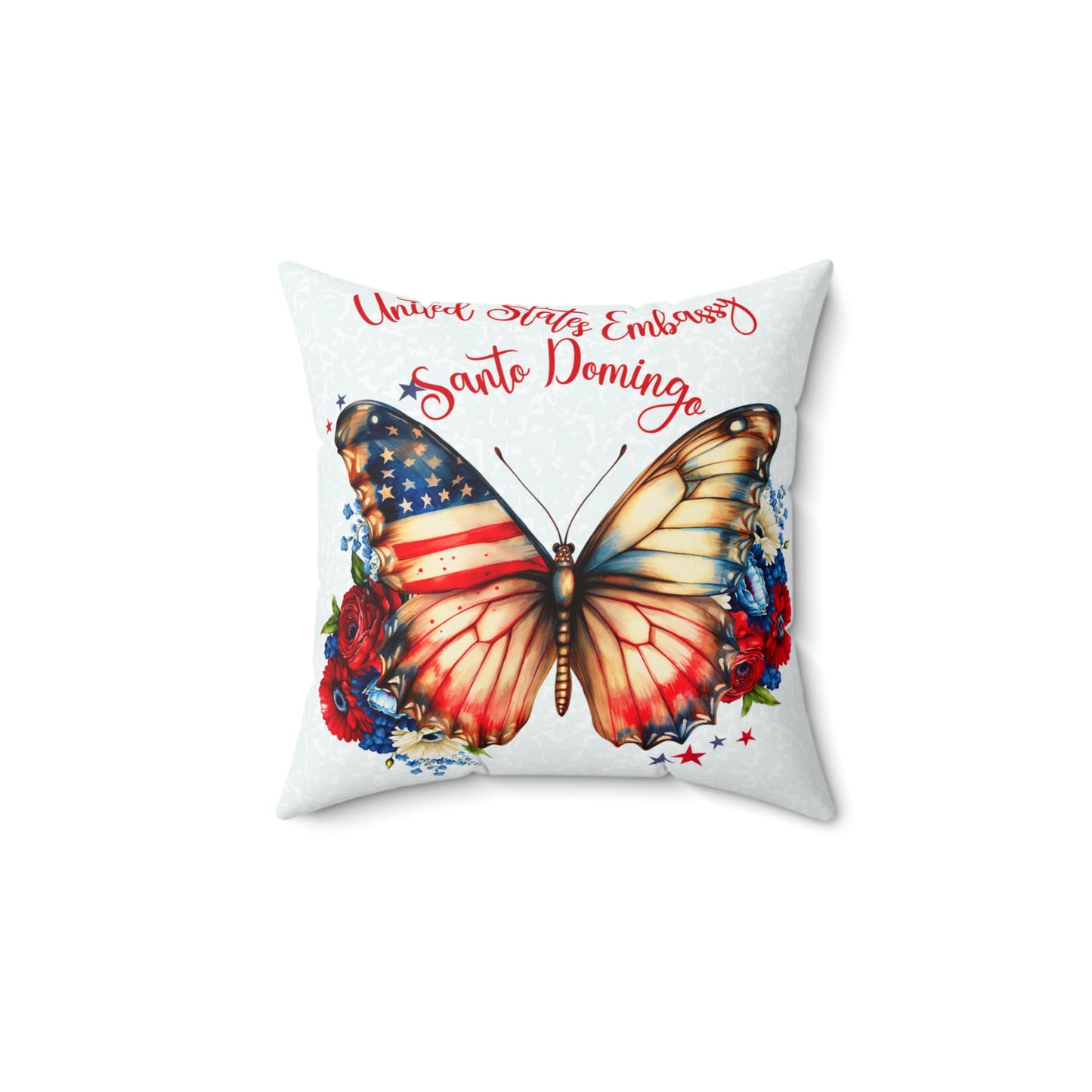 Butterfly Pillow: Santo Domingo