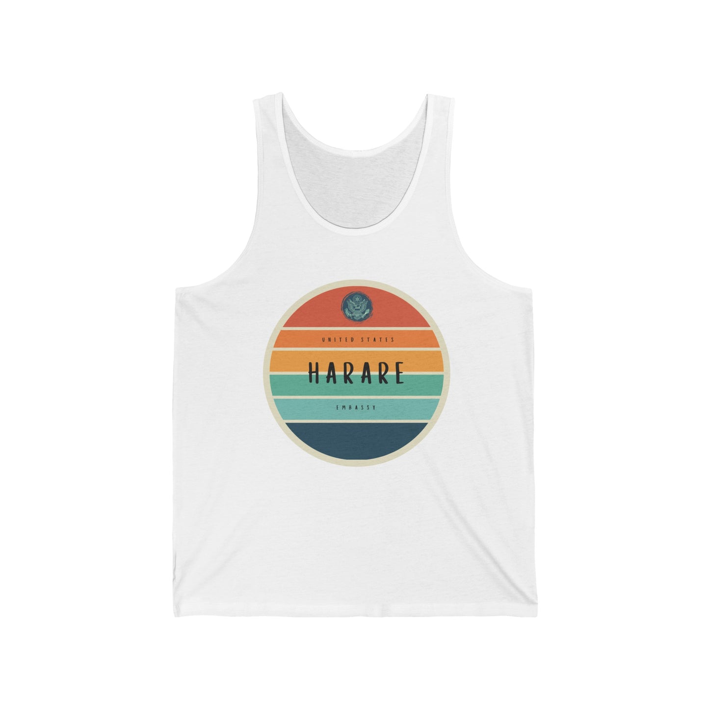 Setting Sun Tank Top: Harare