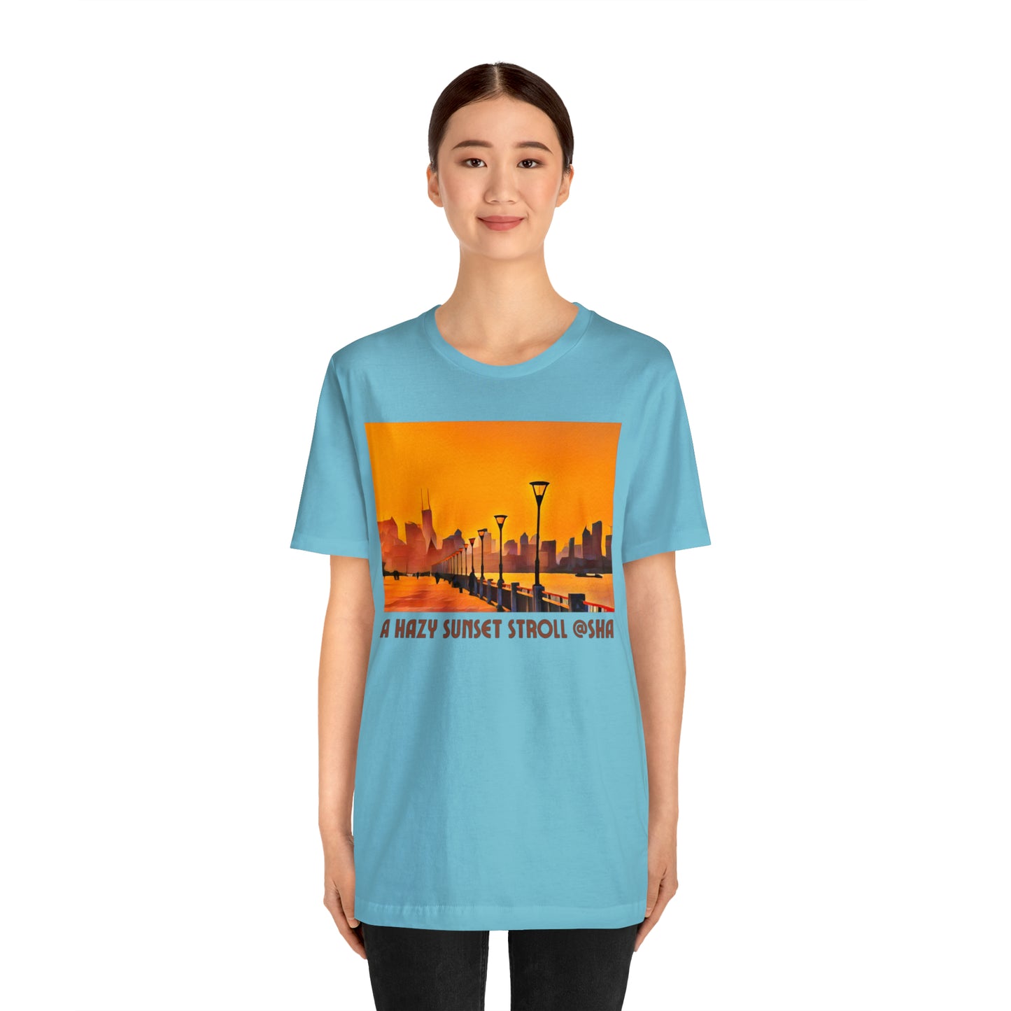 Comfy Short Sleeve T-Shirt: Shanghai