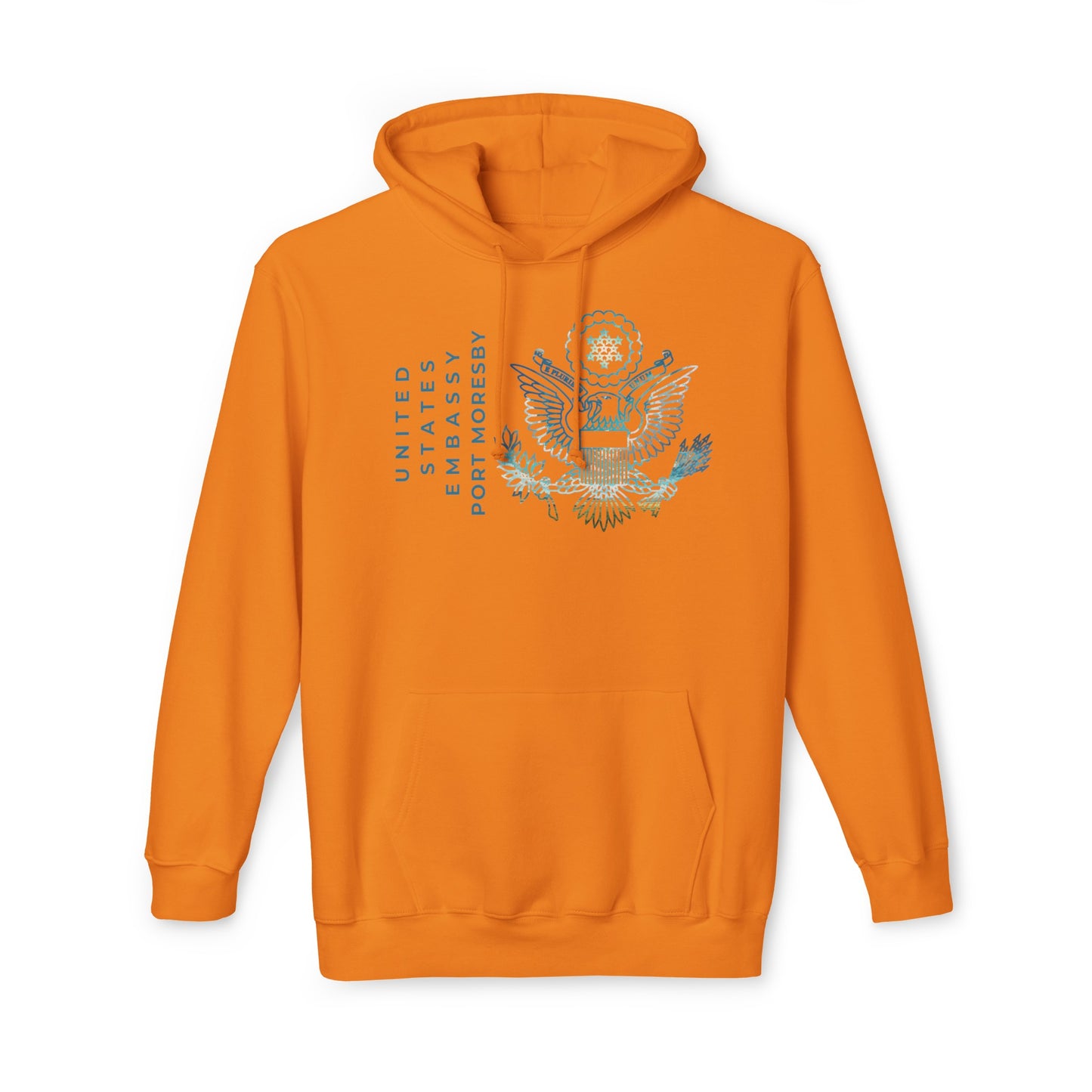 Modern, Made in the USA Hoodie: Port Moresby