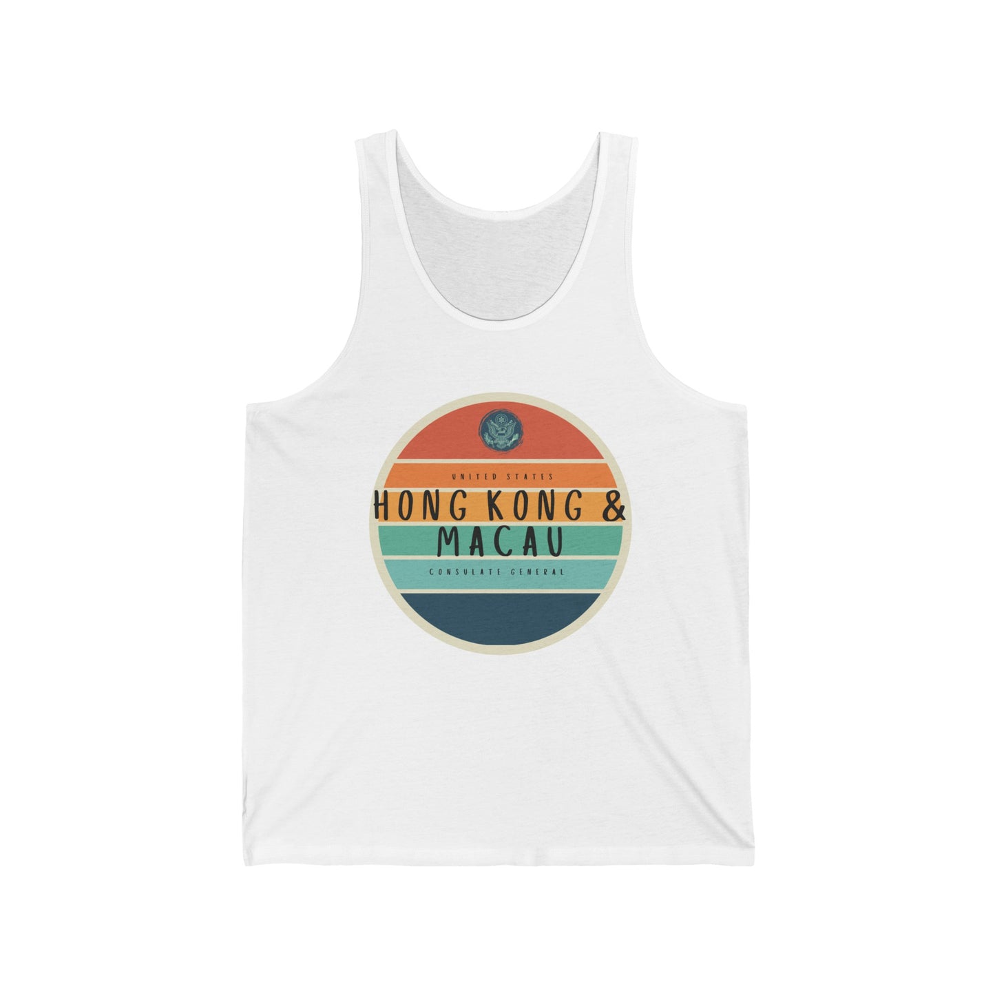 Setting Sun Tank Top: Hong Kong & Macau