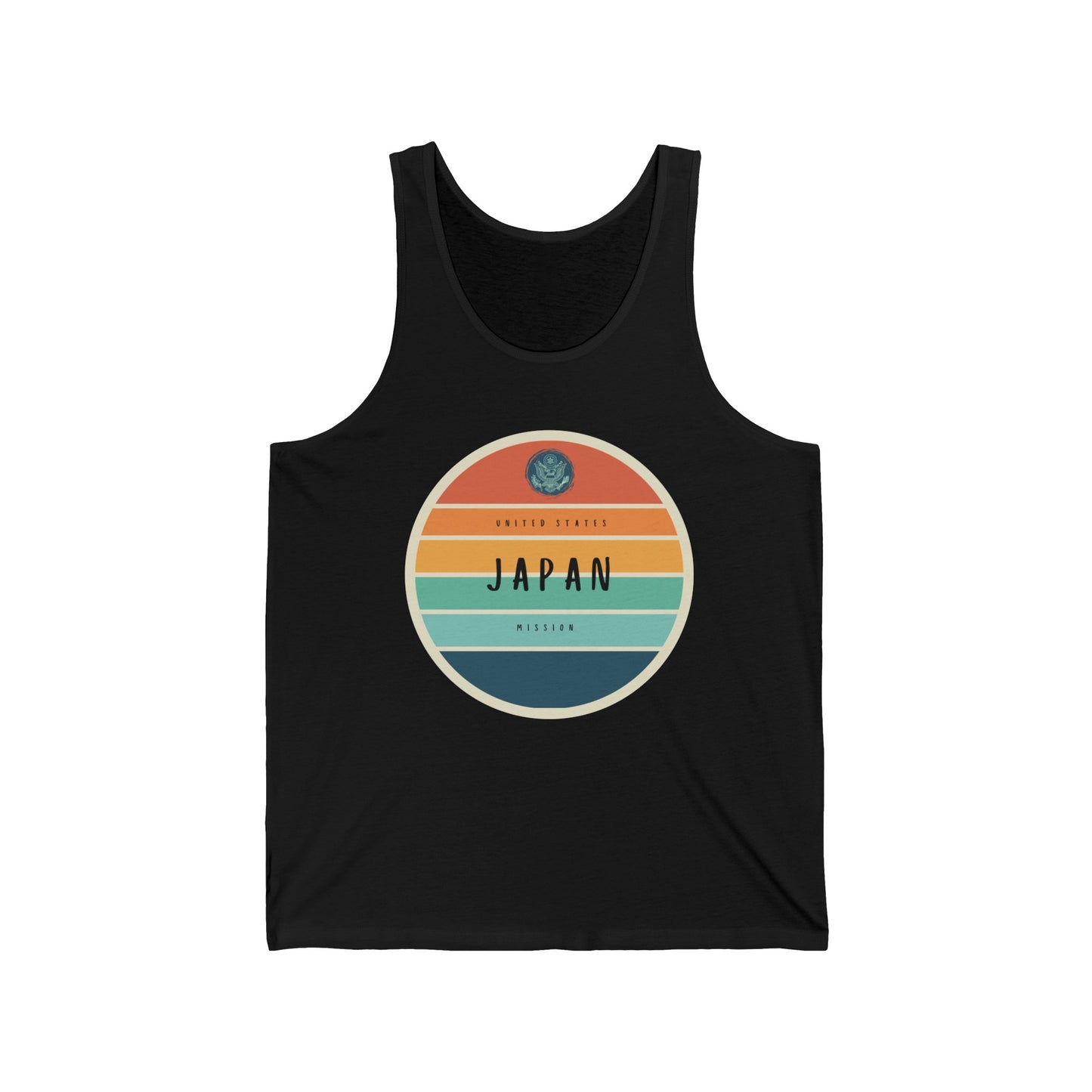 Setting Sun Tank Top: Japan