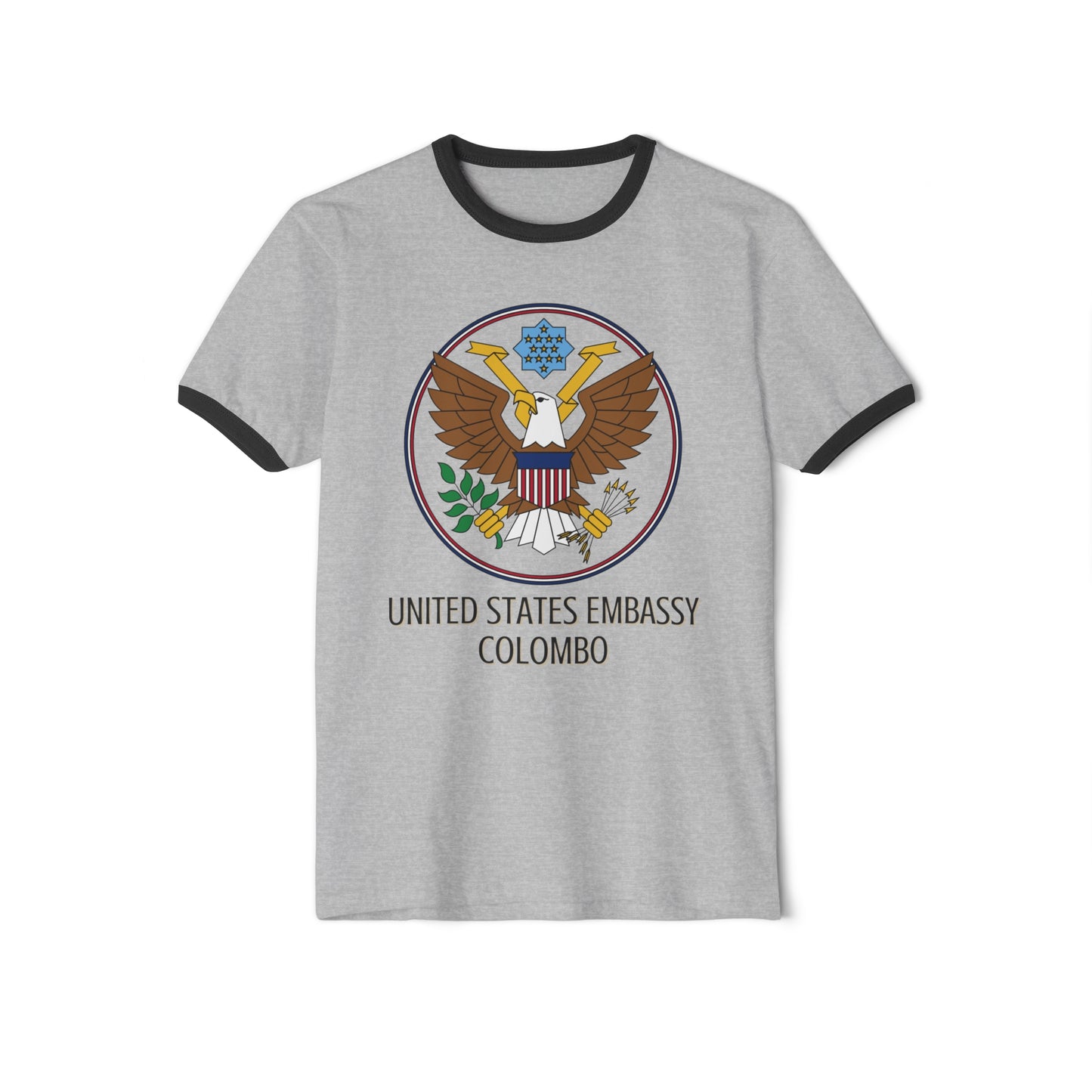 Art Deco Ringer T-Shirt: Colombo