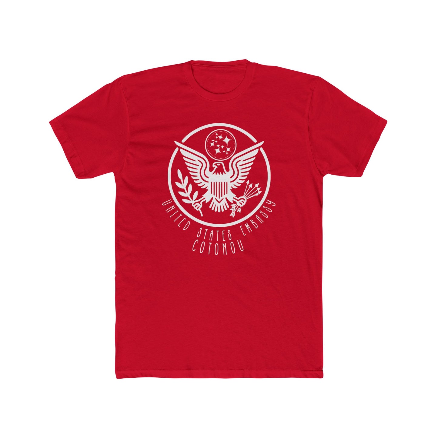 New Art Deco Cotton Crew Tee: Cotonou