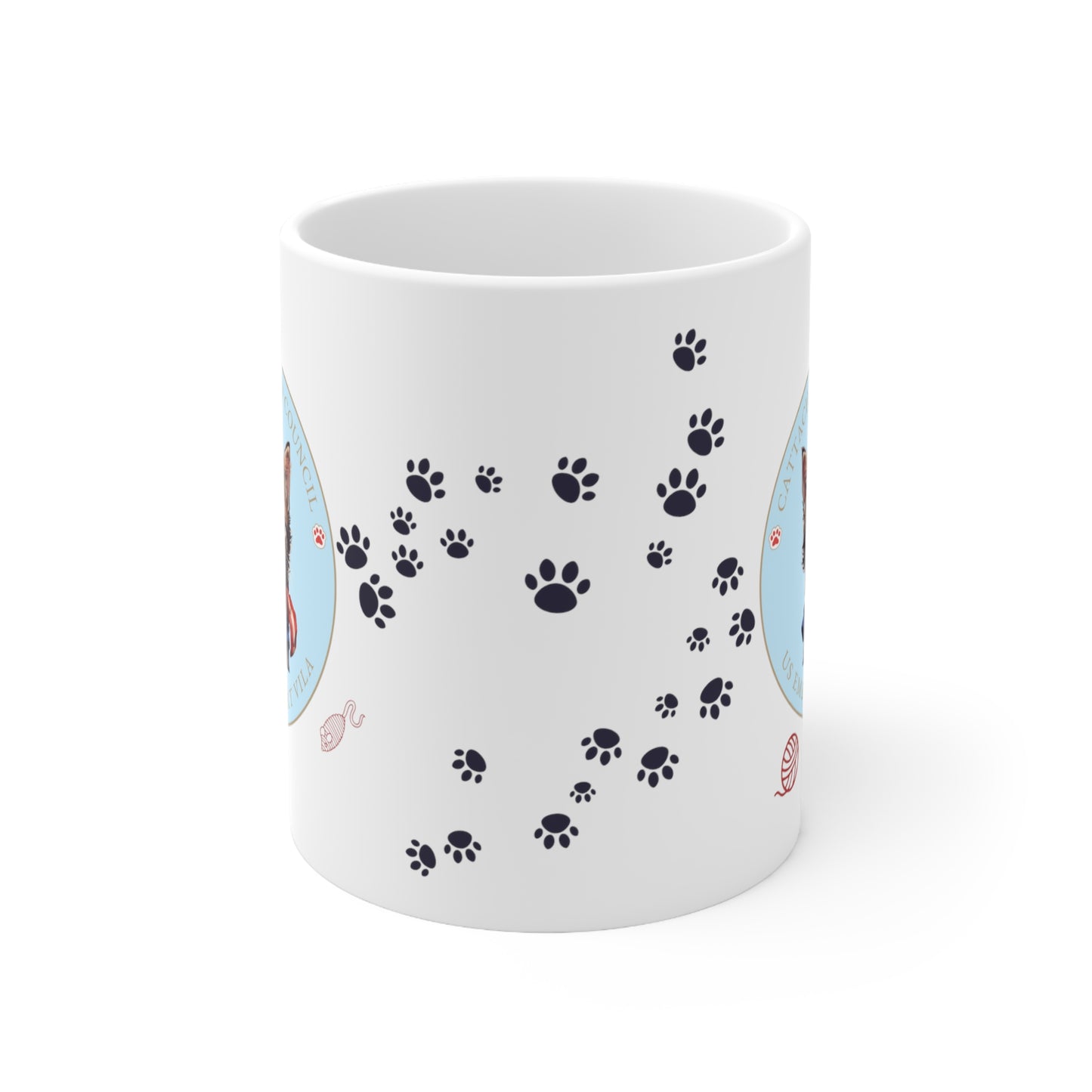 Cattache Mug, Tabby: Port Vila