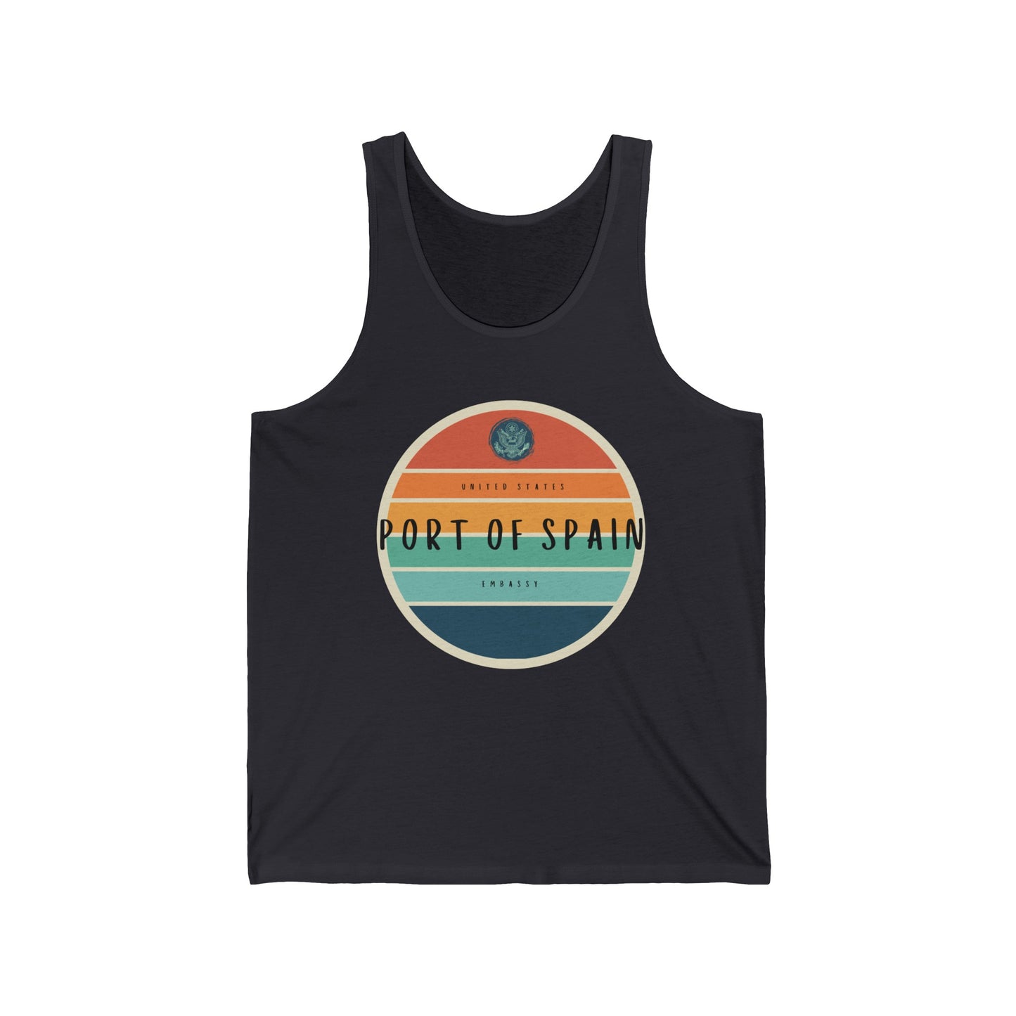 Setting Sun Tank Top: Port of Spain