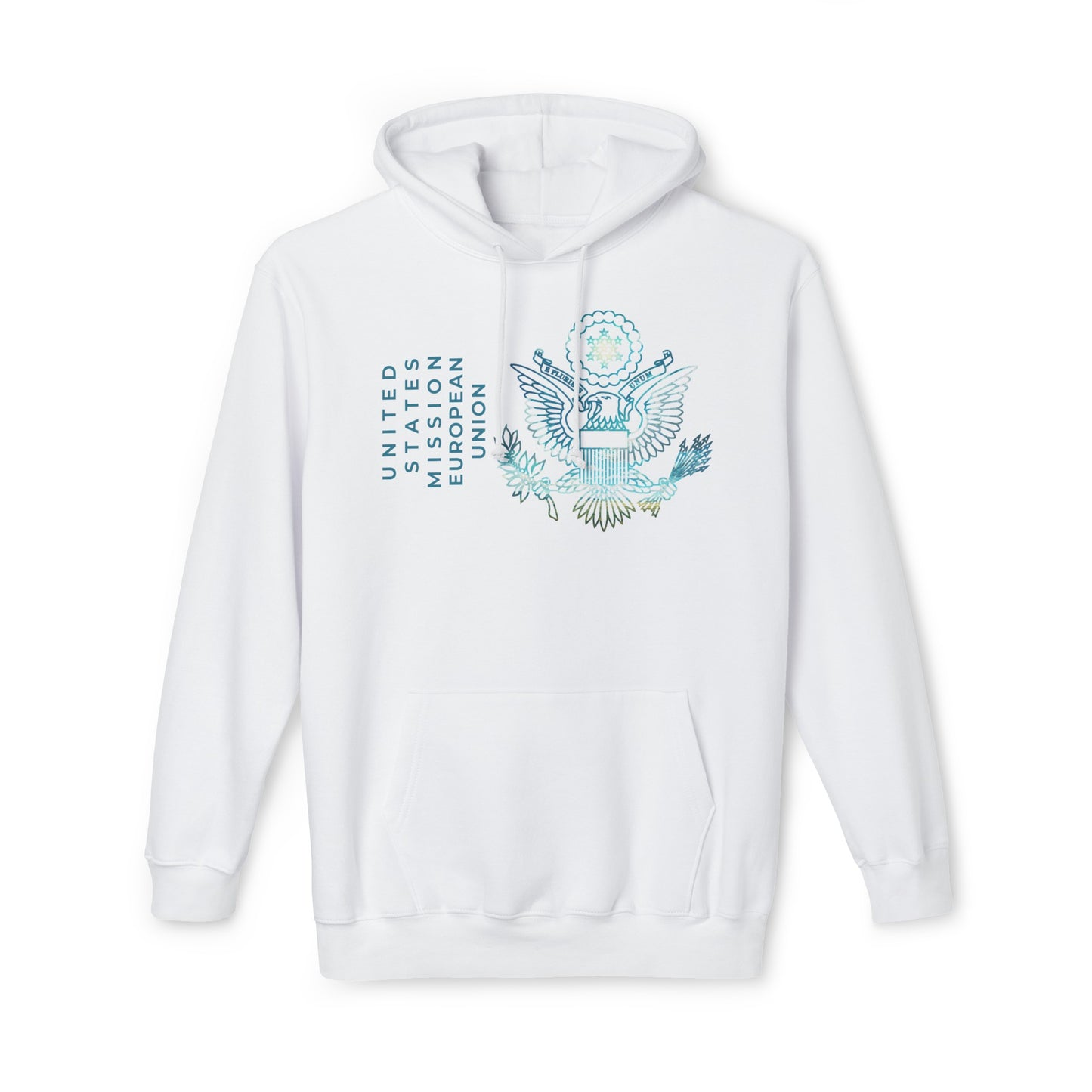 Modern, Made in the USA Hoodie: European Union