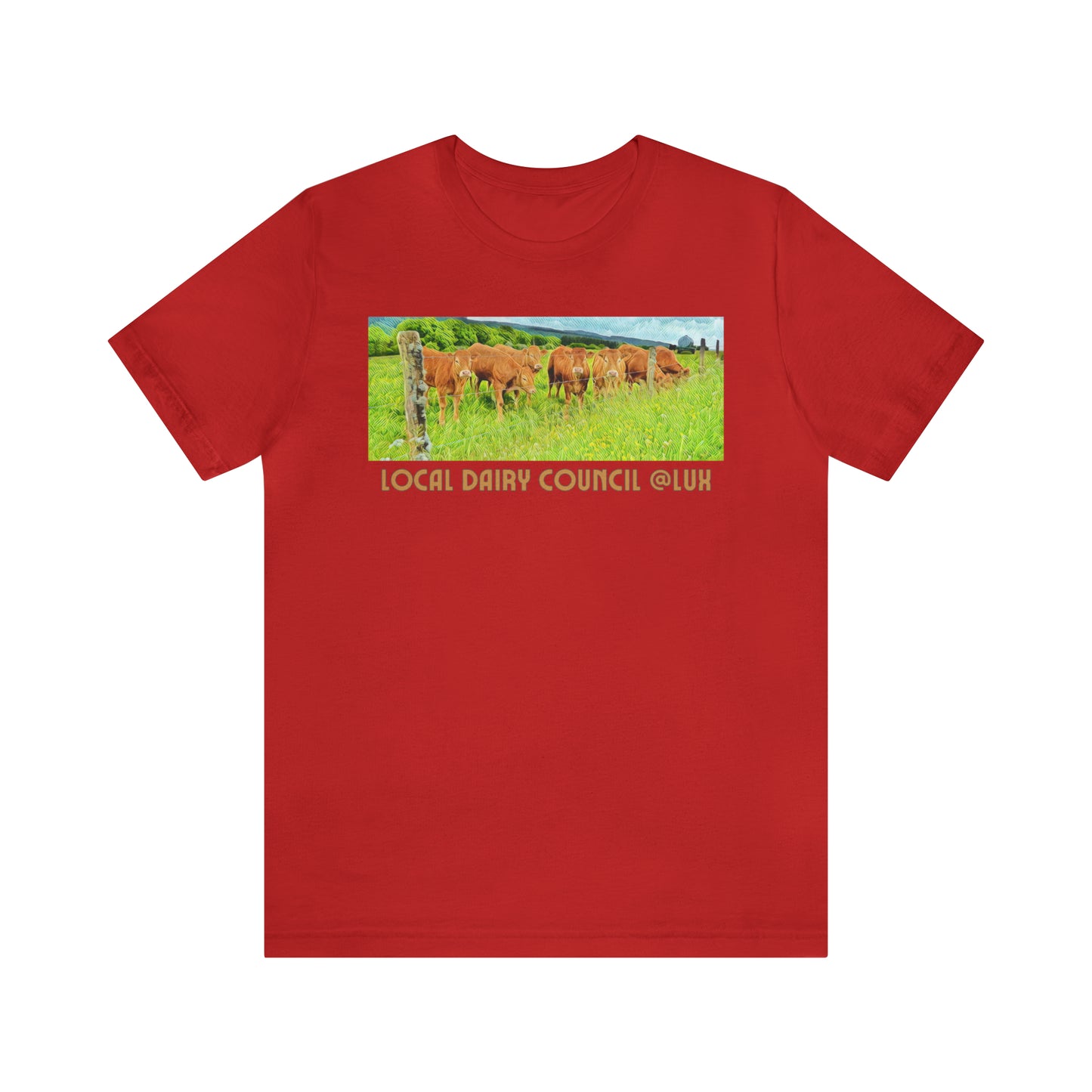 Comfy Short Sleeve Fun T-Shirt: Luxembourg