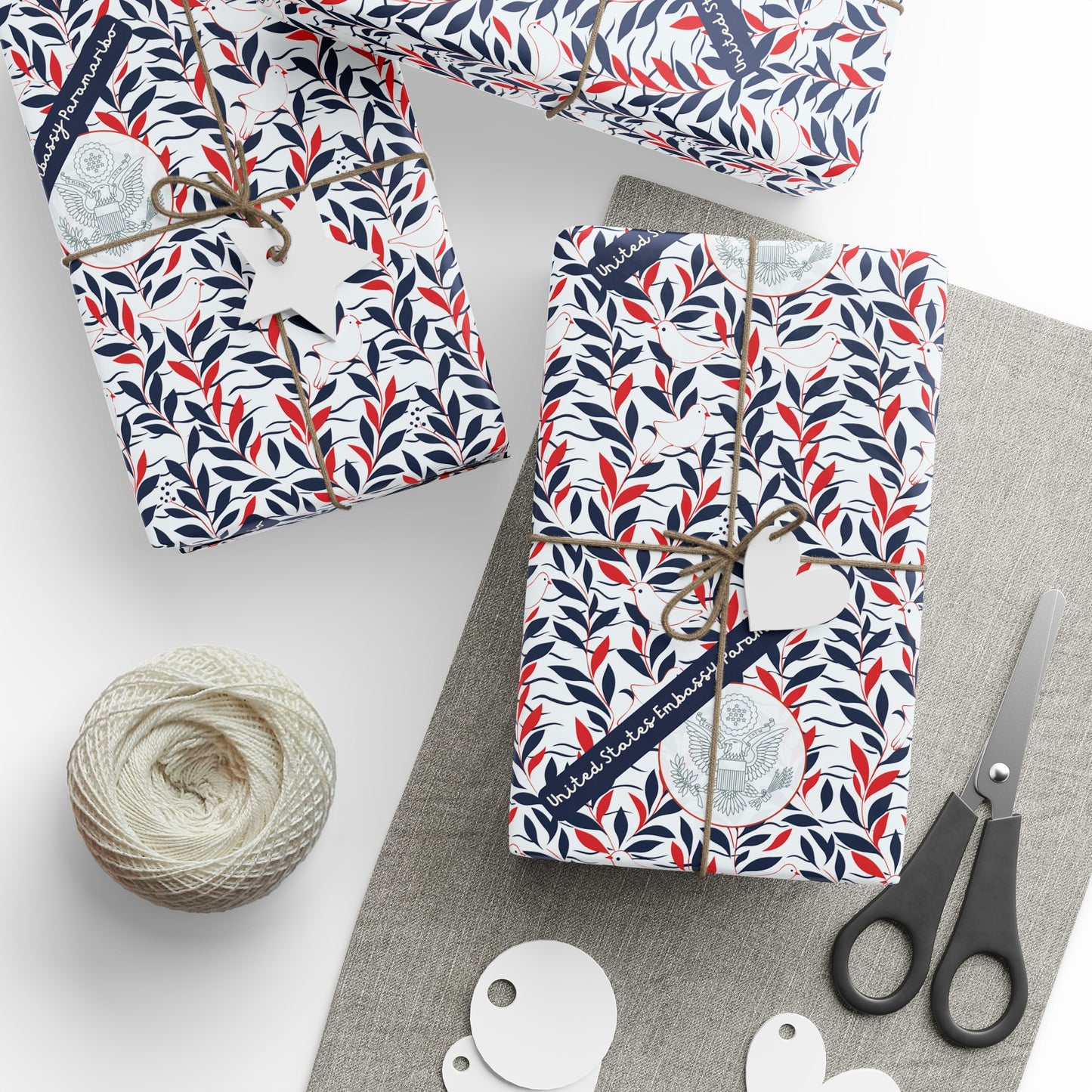 Finding Peace Wrapping Paper: Paramaribo