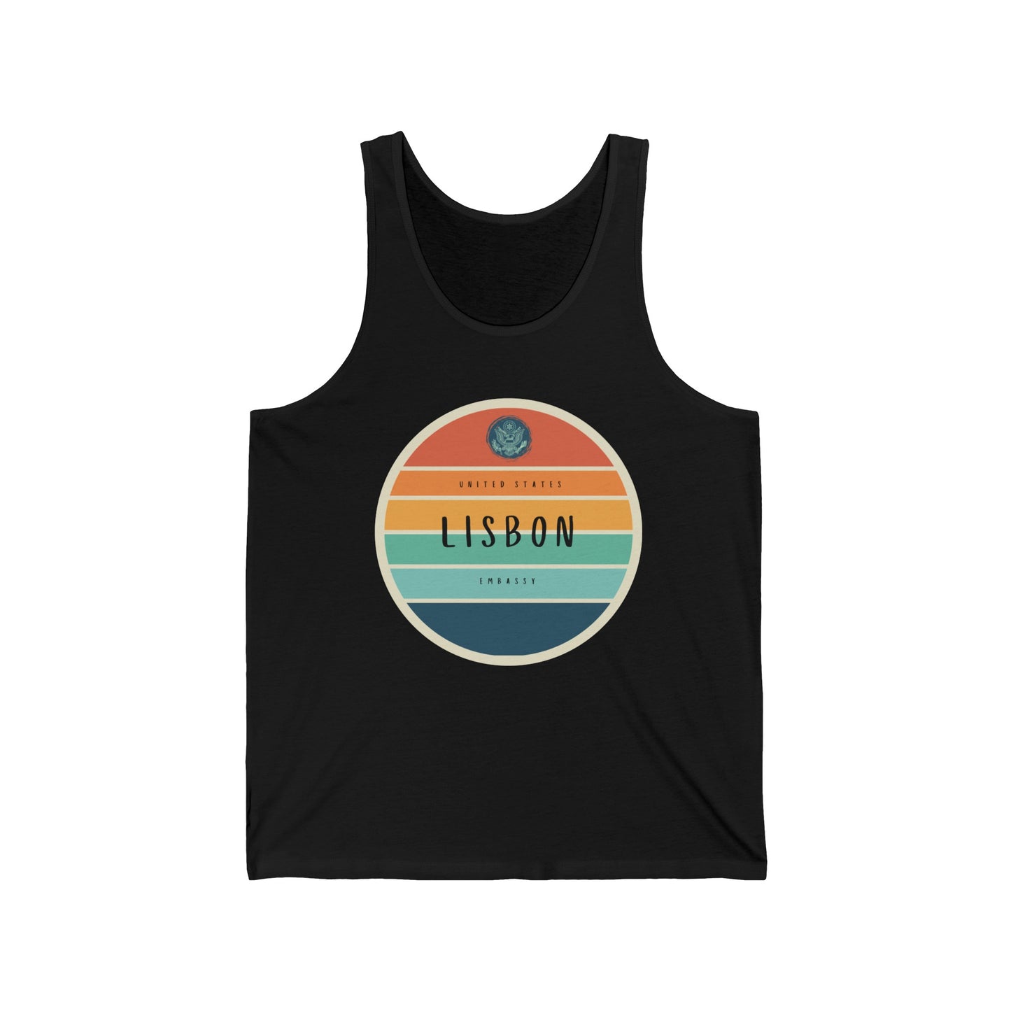 Setting Sun Tank Top: Lisbon