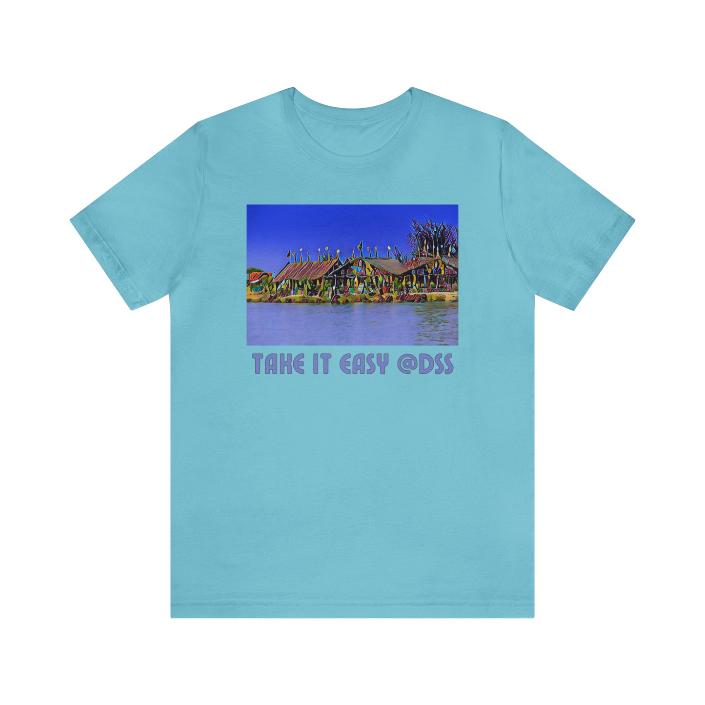 Comfy Short Sleeve Fun T-Shirt: Dakar