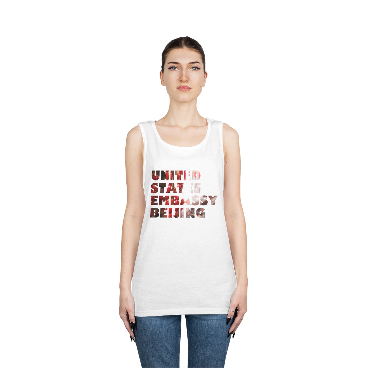 Read the Lines Tank Top: Beijing