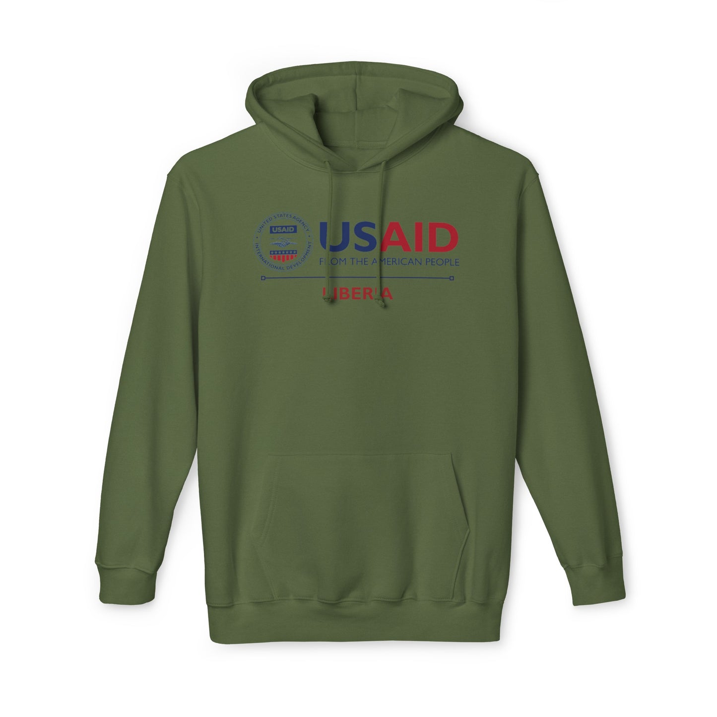 Made in the USA Hoodie, USAID: Liberia
