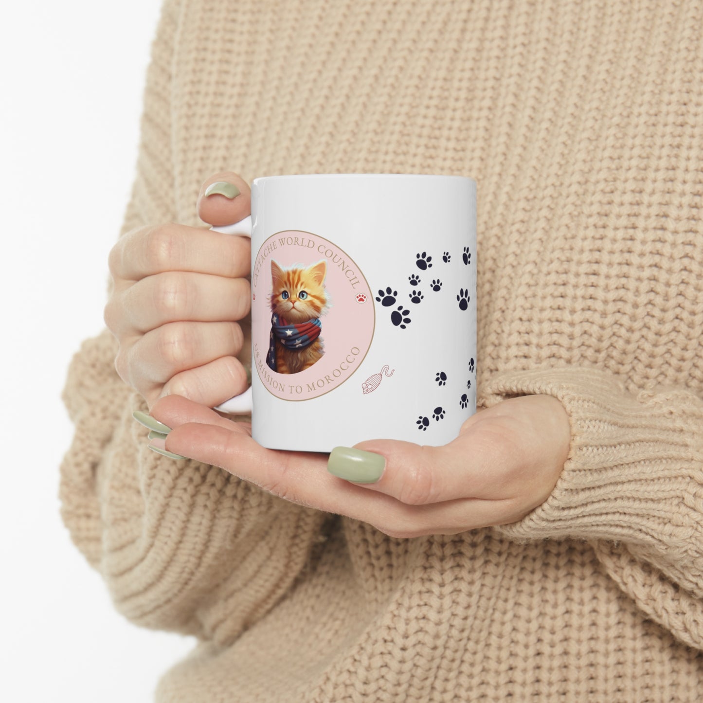 Cattache Mug, Street Cat: Morocco