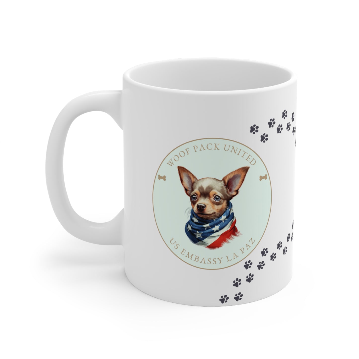 Woof Pack, Chihuahua Mug: La Paz