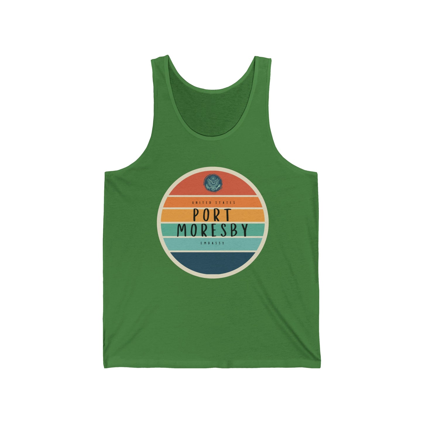 Setting Sun Tank Top: Port Moresby