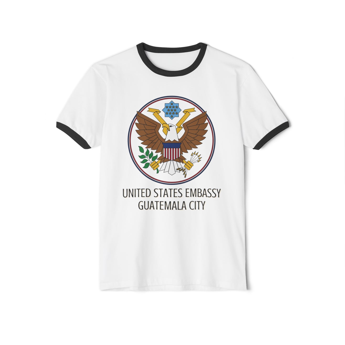 Art Deco Ringer T-Shirt: Guatemala City