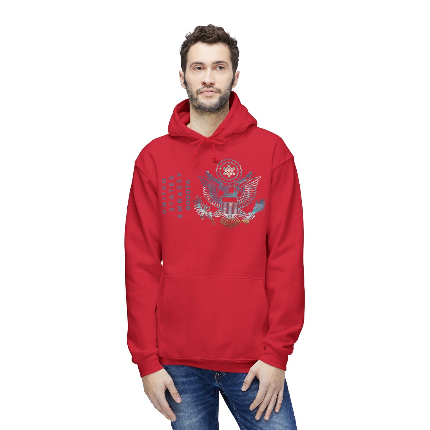 Modern, Made in the USA Hoodie: Bogota