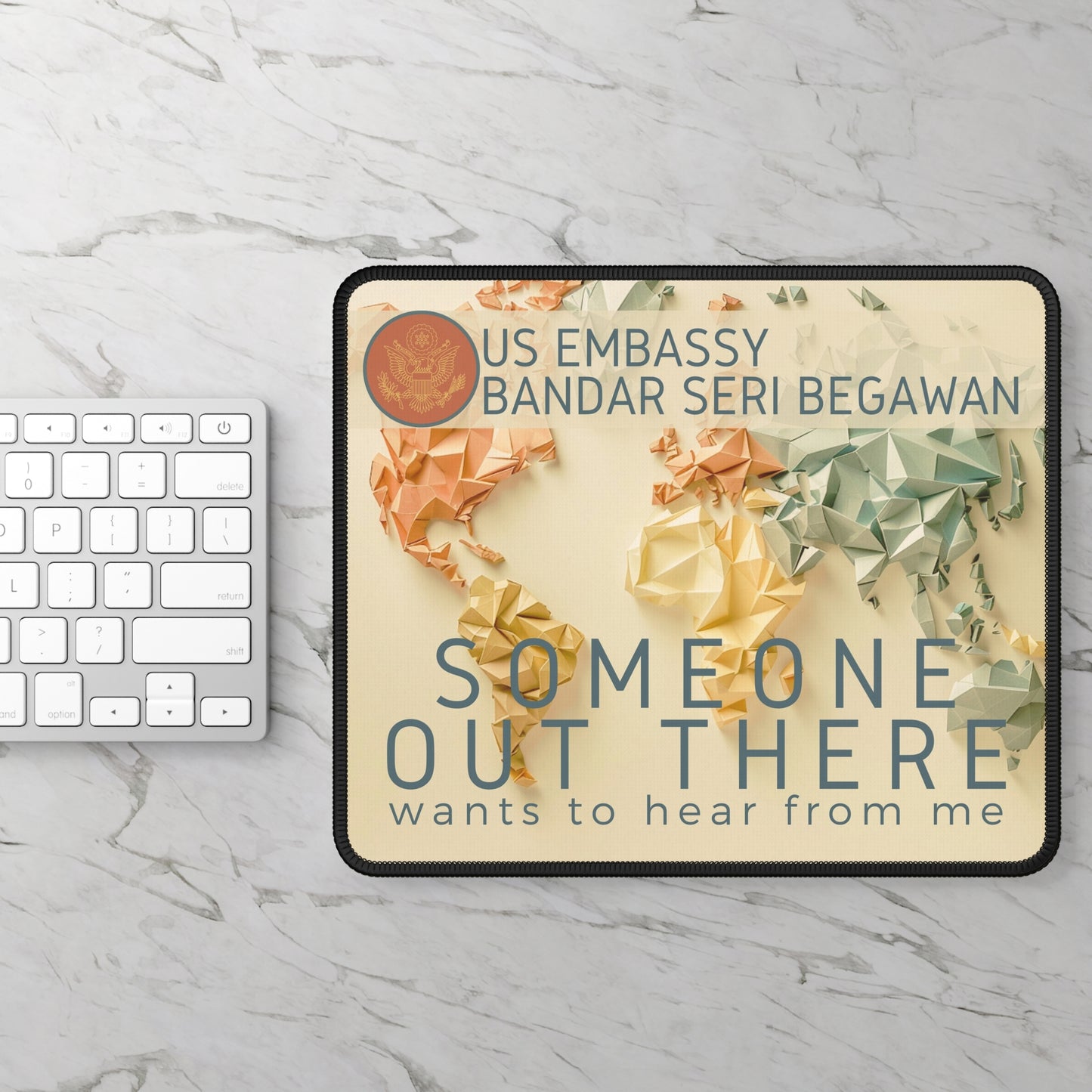 Gorgeous Reminder Mouse Pad: Bandar Seri Begawan