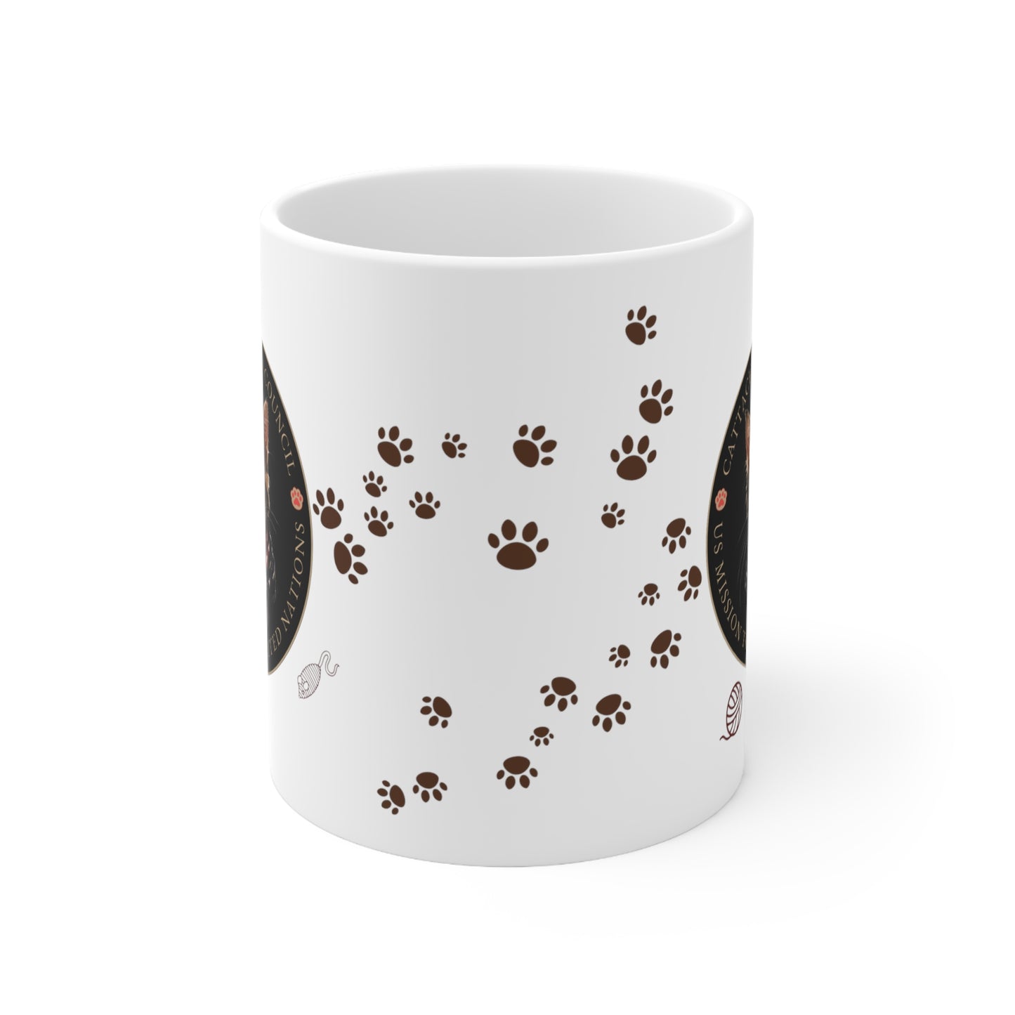 Cattache Mug, Calico: UNITED NATIONS