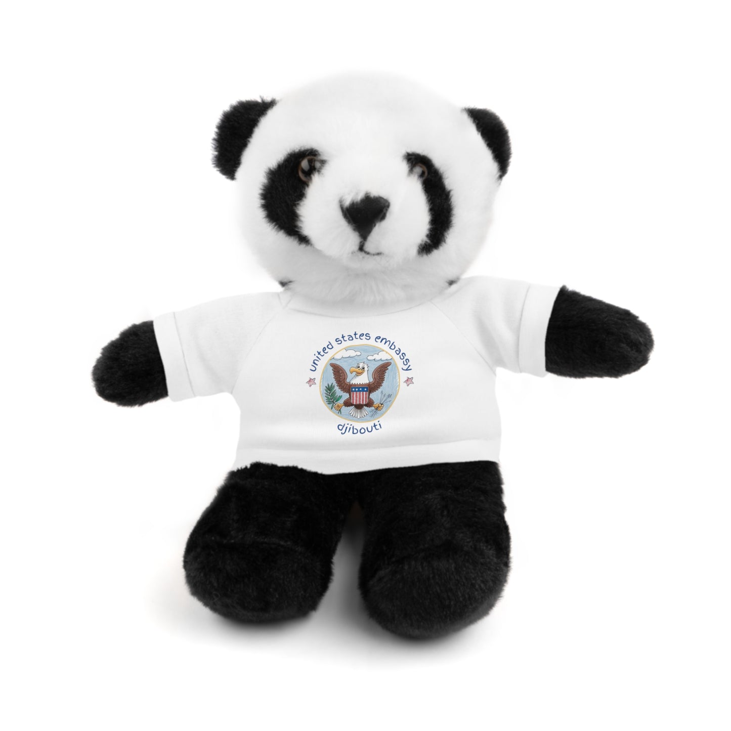 Cutest Ever Stuffed Animal With Post Tee: Djibouti