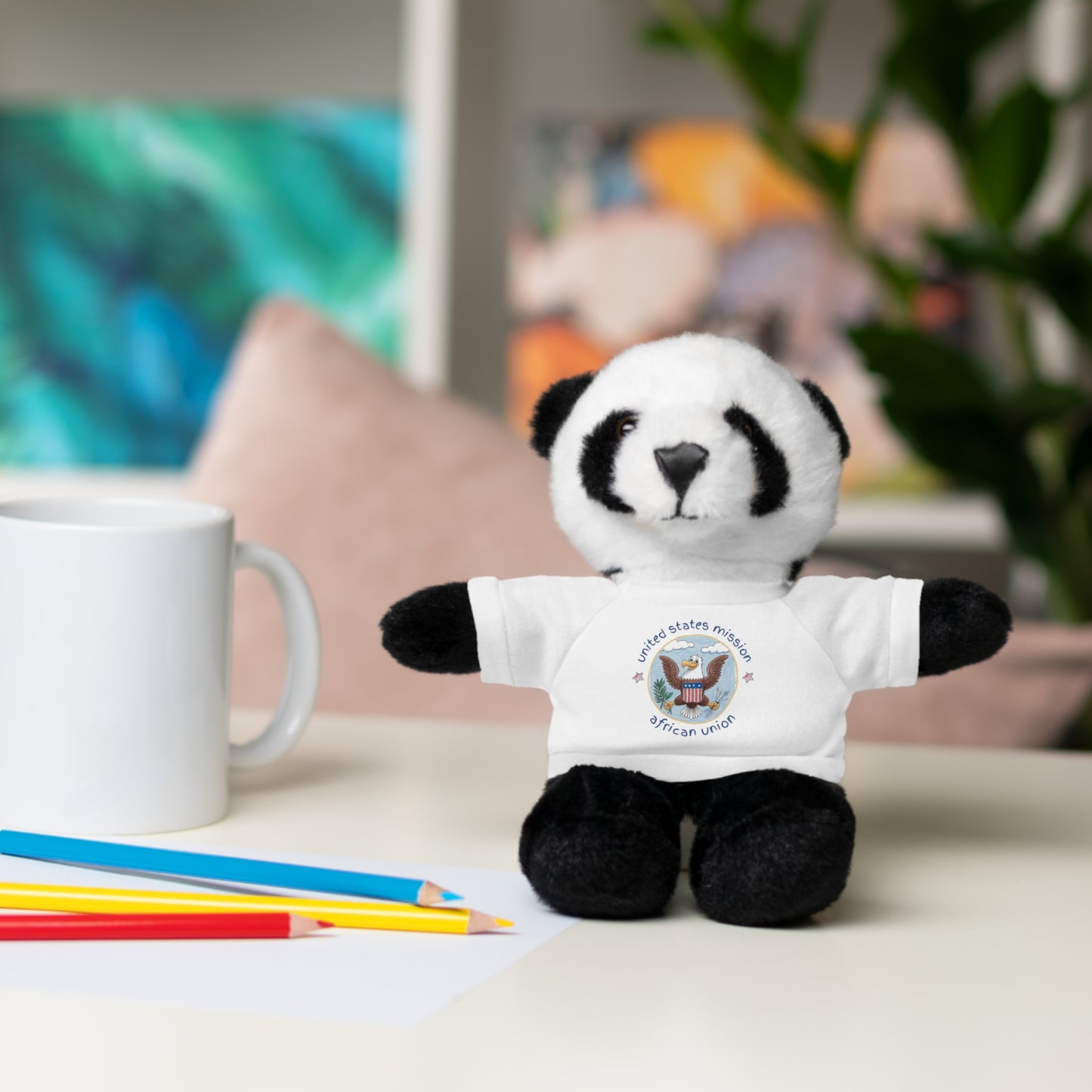 Cutest Ever Stuffed Animal With Post Tee: African Union