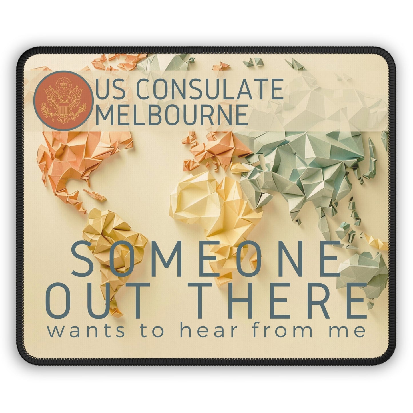 Gorgeous Reminder Mouse Pad: Melbourne