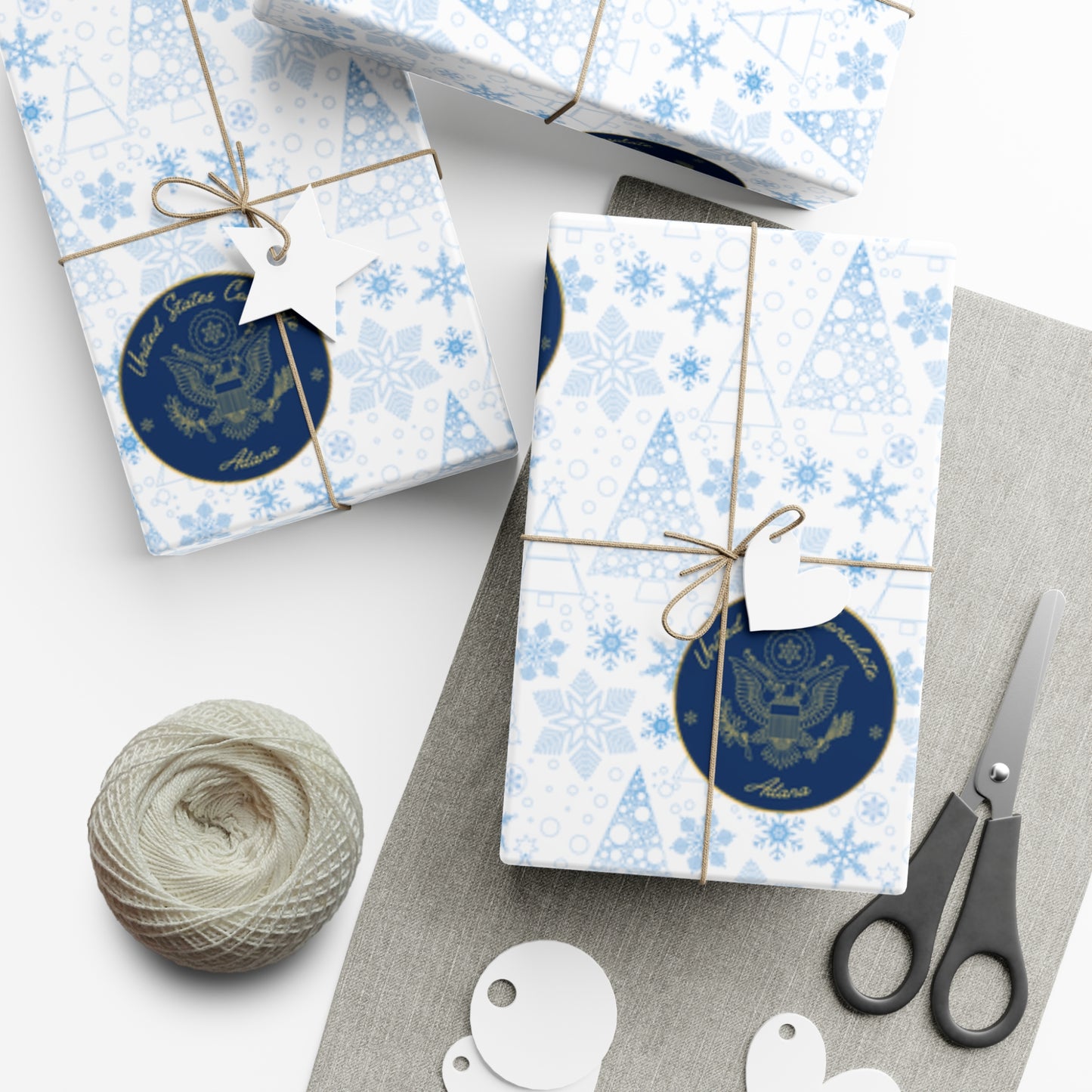 Holiday Gift Wrapping Paper: Adana