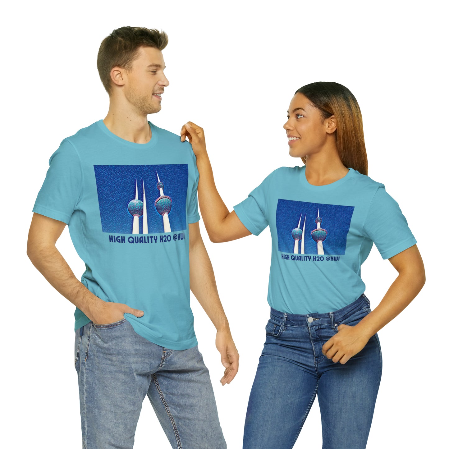 Comfy Short Sleeve Fun T-Shirt: Kuwait City