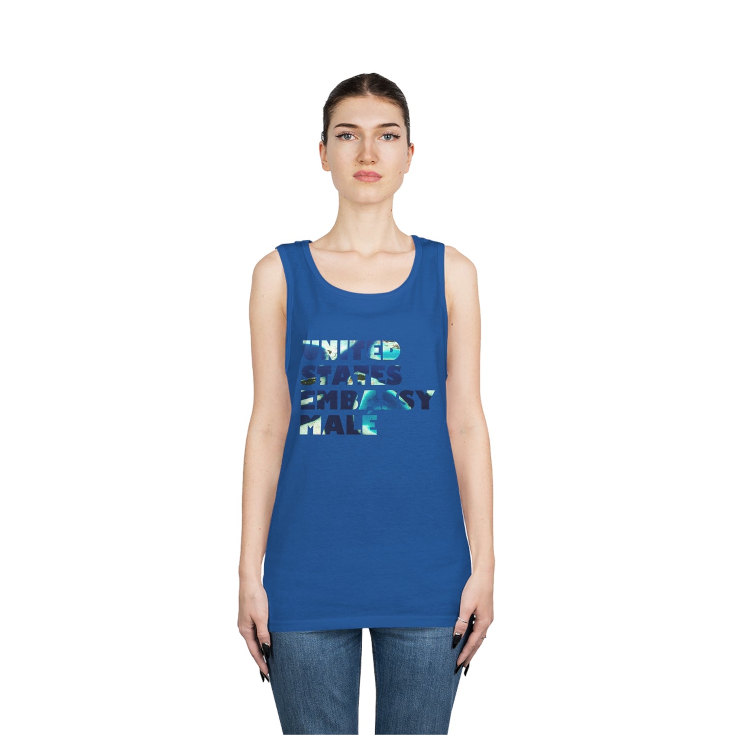 Read the Lines Tank Top: Male