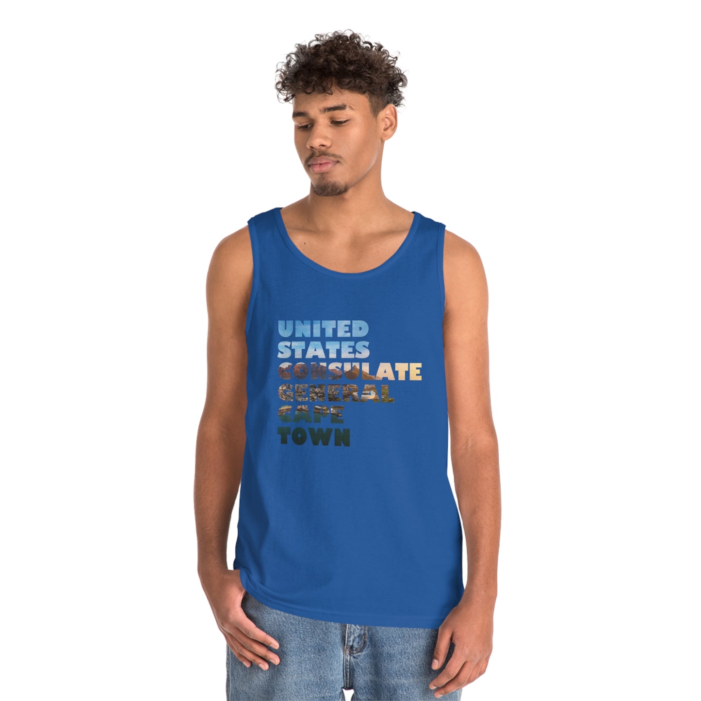 Read the Lines Tank Top: Cape Town